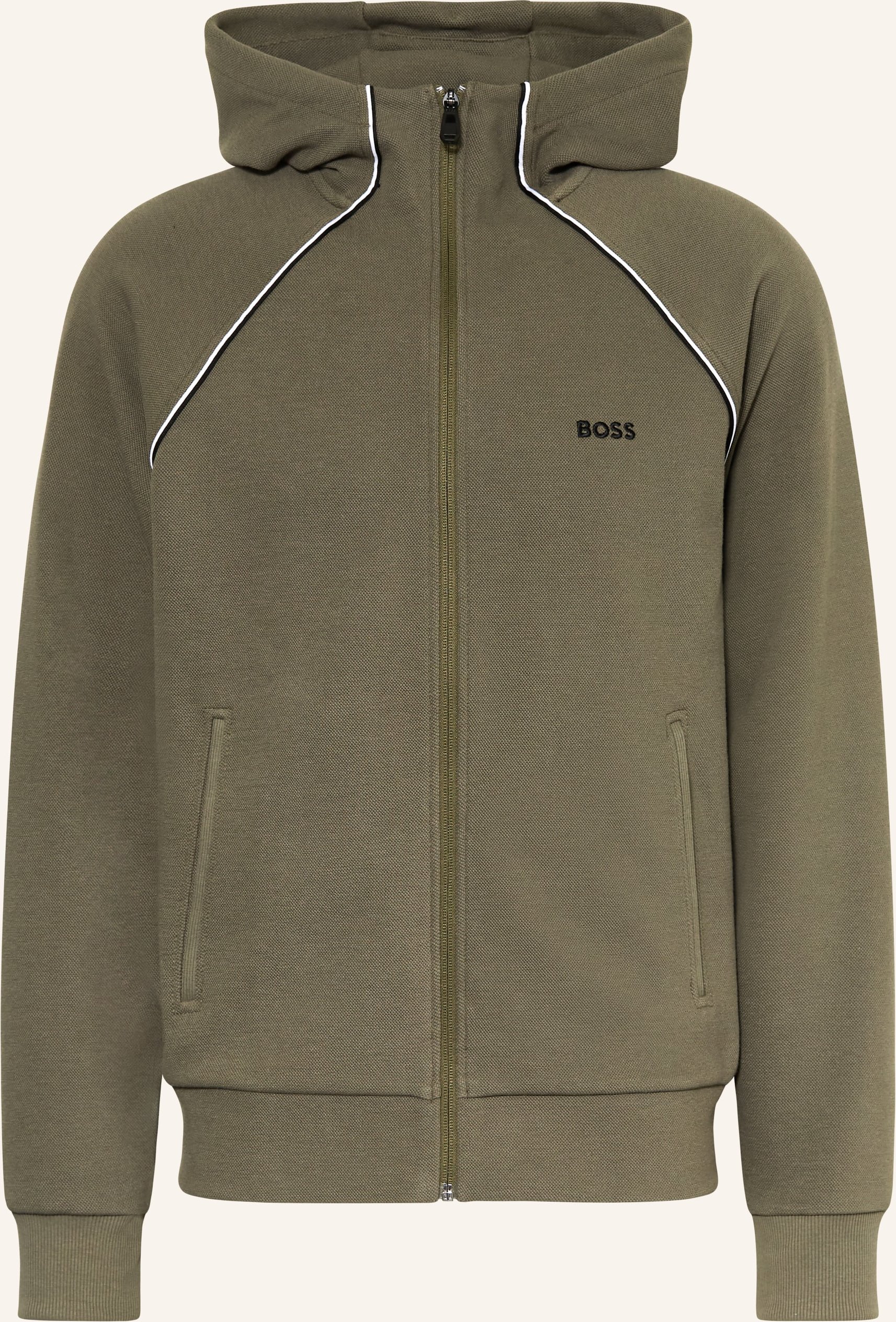 Boss Sweatjacke Join Saggy beige