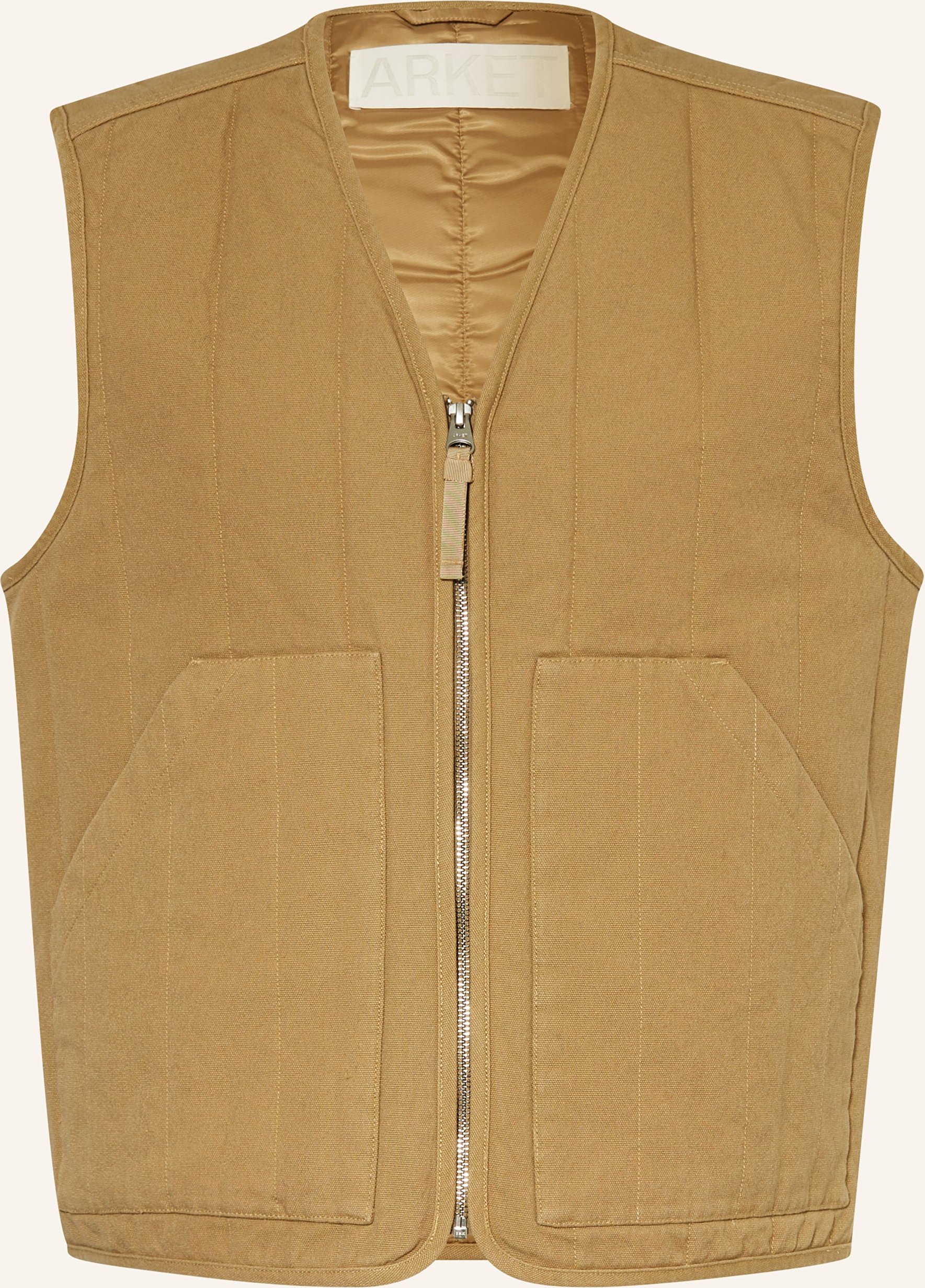 Arket Steppweste beige