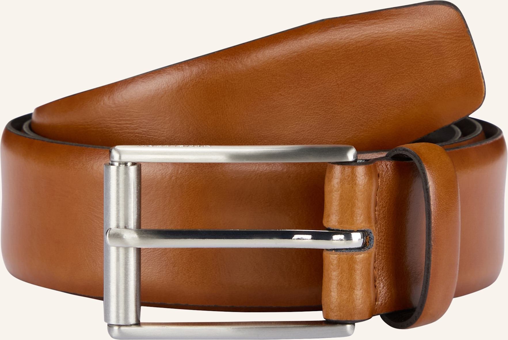 Strellson Gürtel Ledergürtel, Schwarz braun