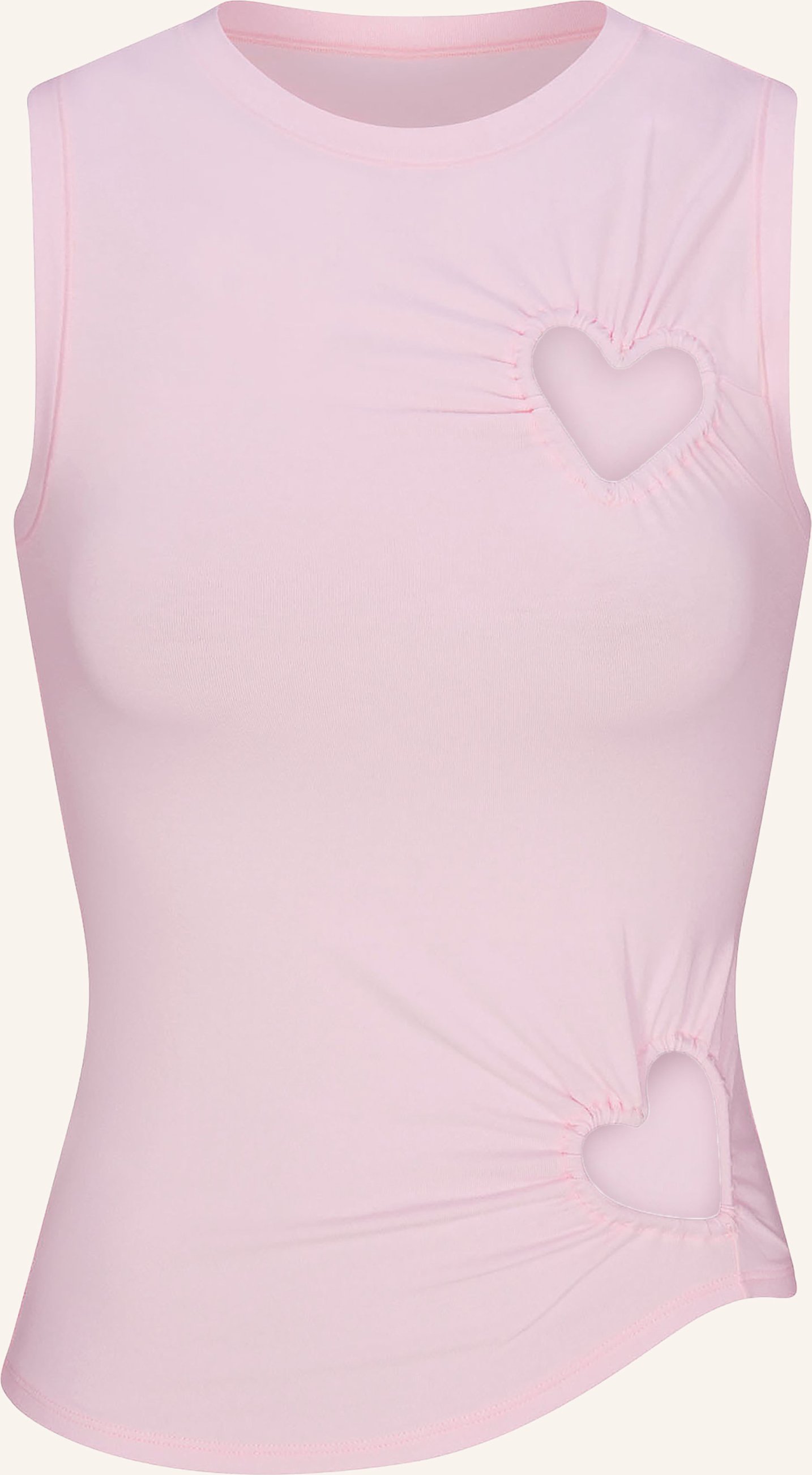 Skims Lounge-Top Cotton Jersey rosa