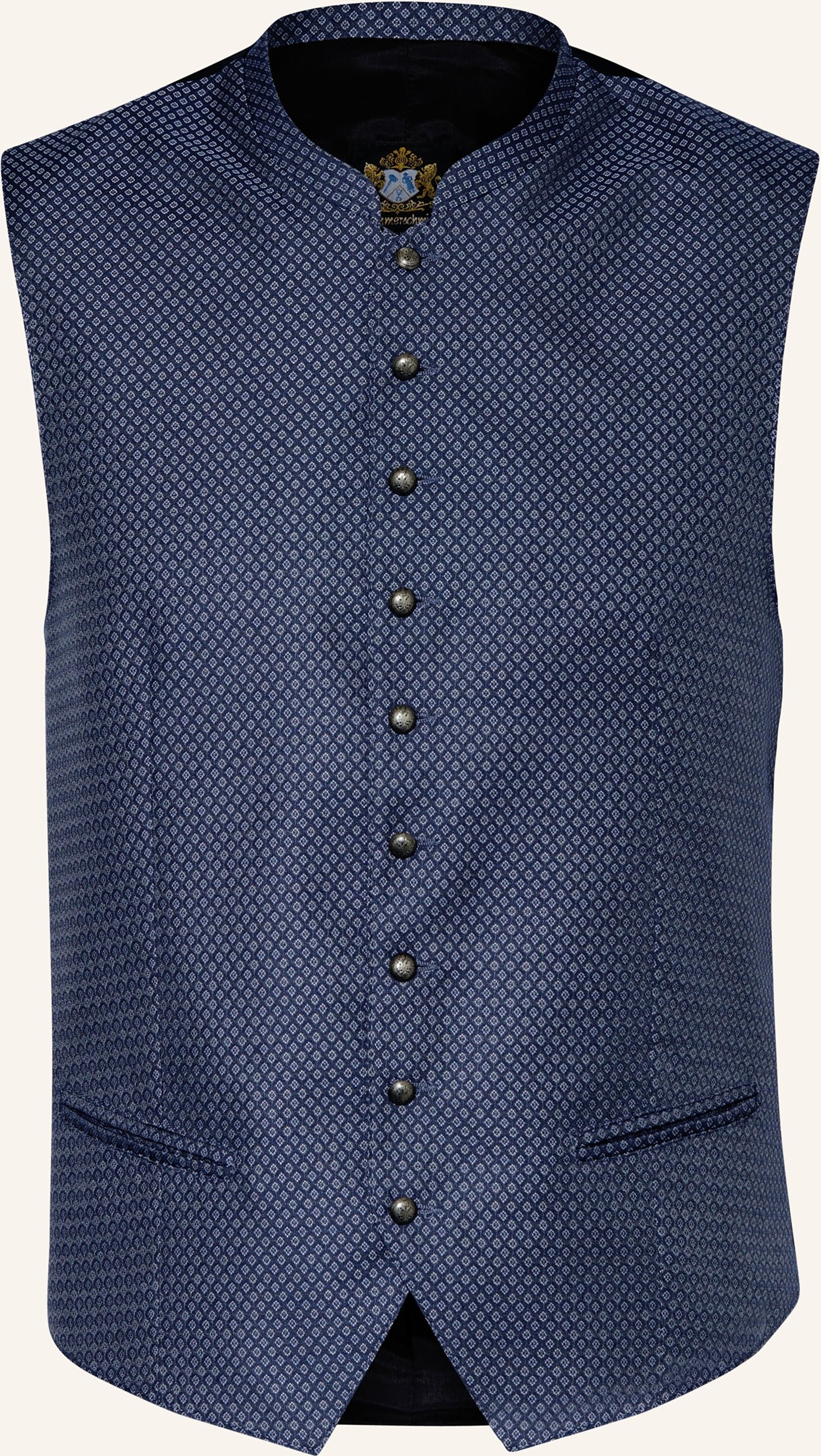 Hammerschmid Trachtenweste Nick Slim Fit blau