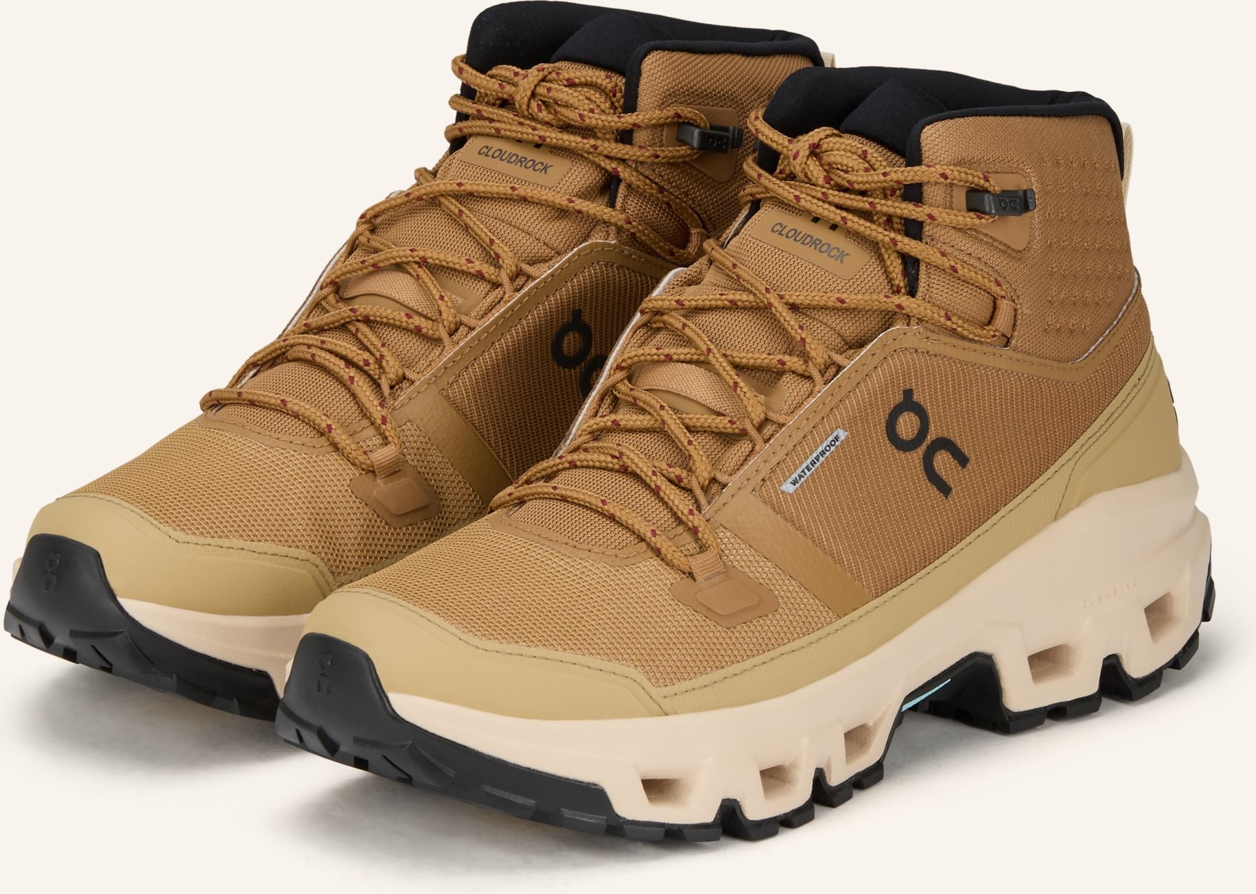 Thumbnail - On Wanderschuhe Cloudrock Mid Wp braun