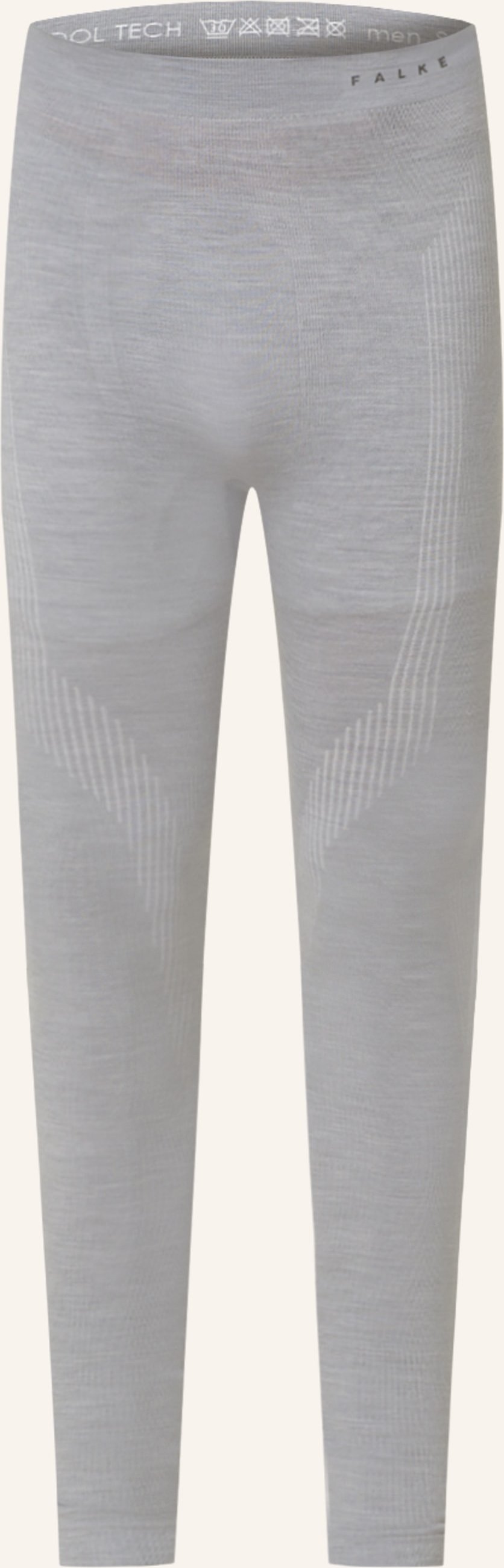 Falke Funktionswäsche-Hose Wool-Tech Mit Merinowolle grau