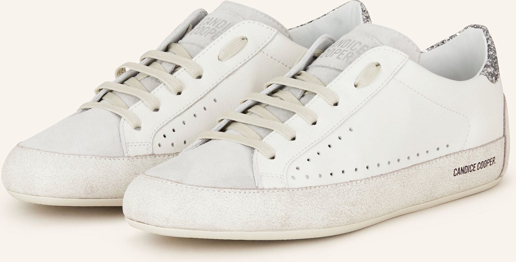 Thumbnail - Candice Cooper Sneaker Dafne Dusty weiss
