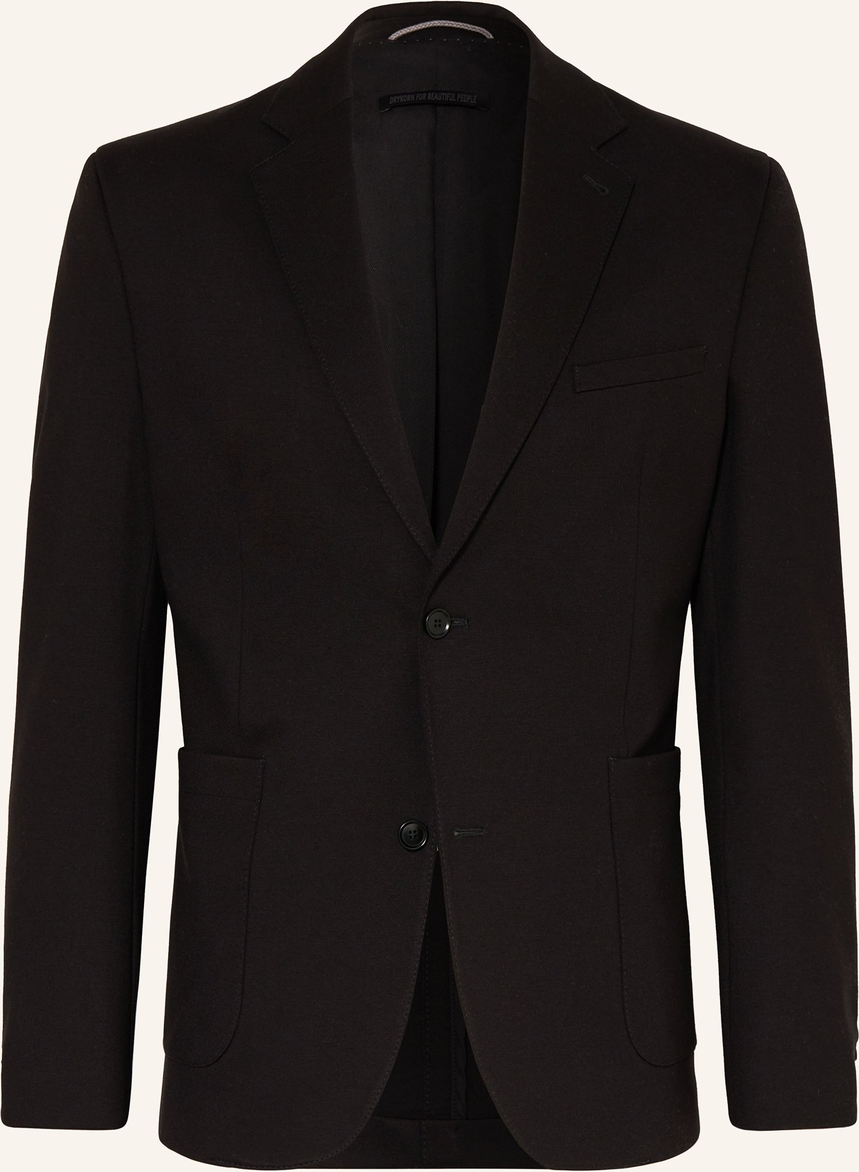 Drykorn Anzugsakko Carles Extra Slim Fit schwarz