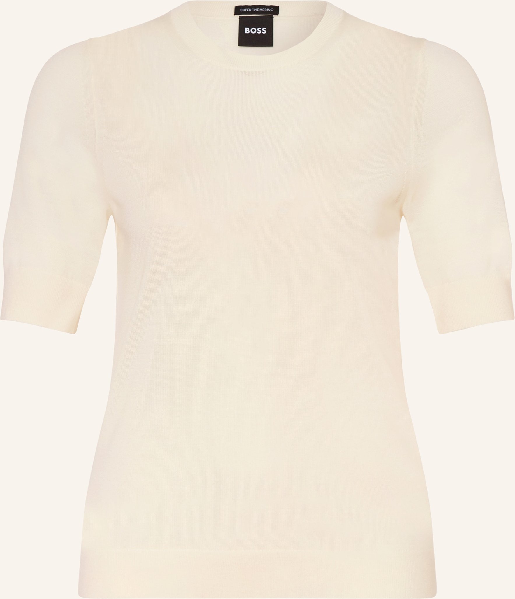 Boss Strickshirt Farbella weiss