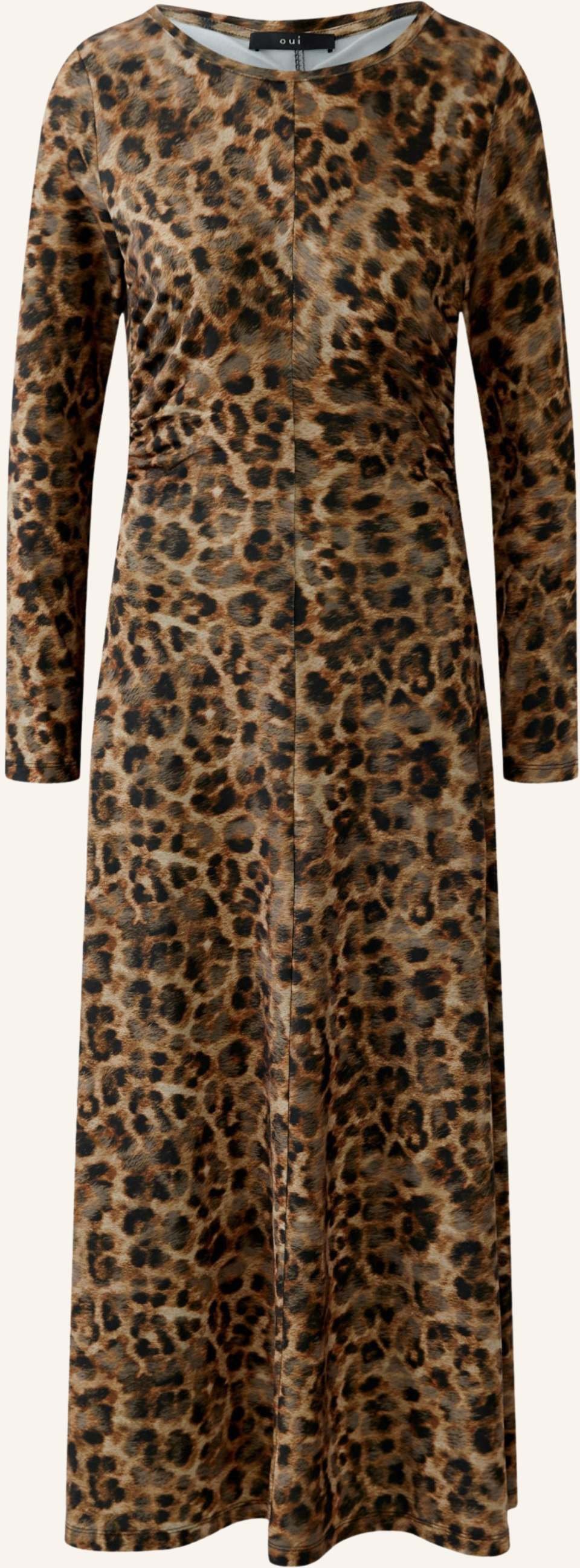 Oui Kleid braun