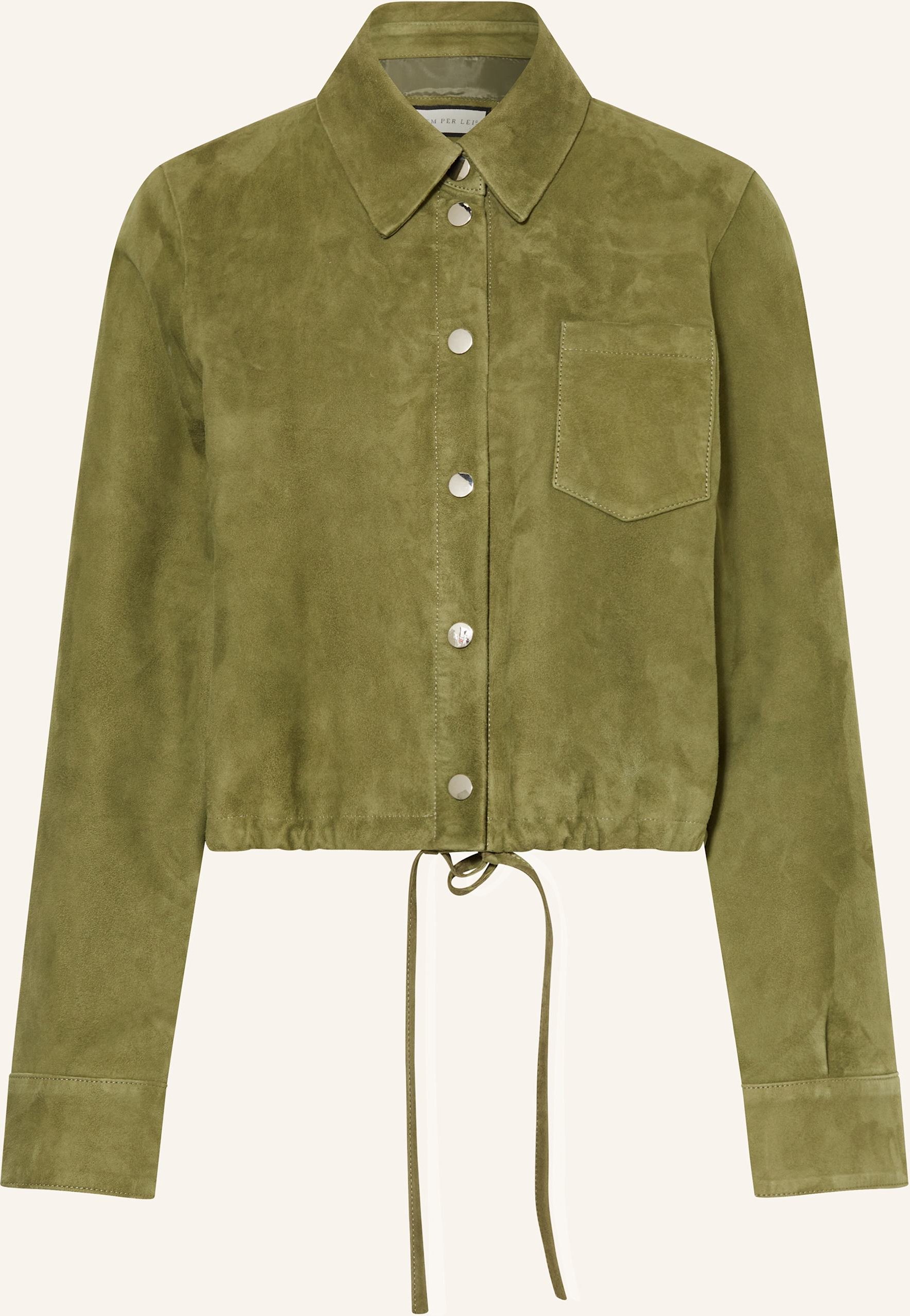 Sem Per Lei Lederjacke gruen