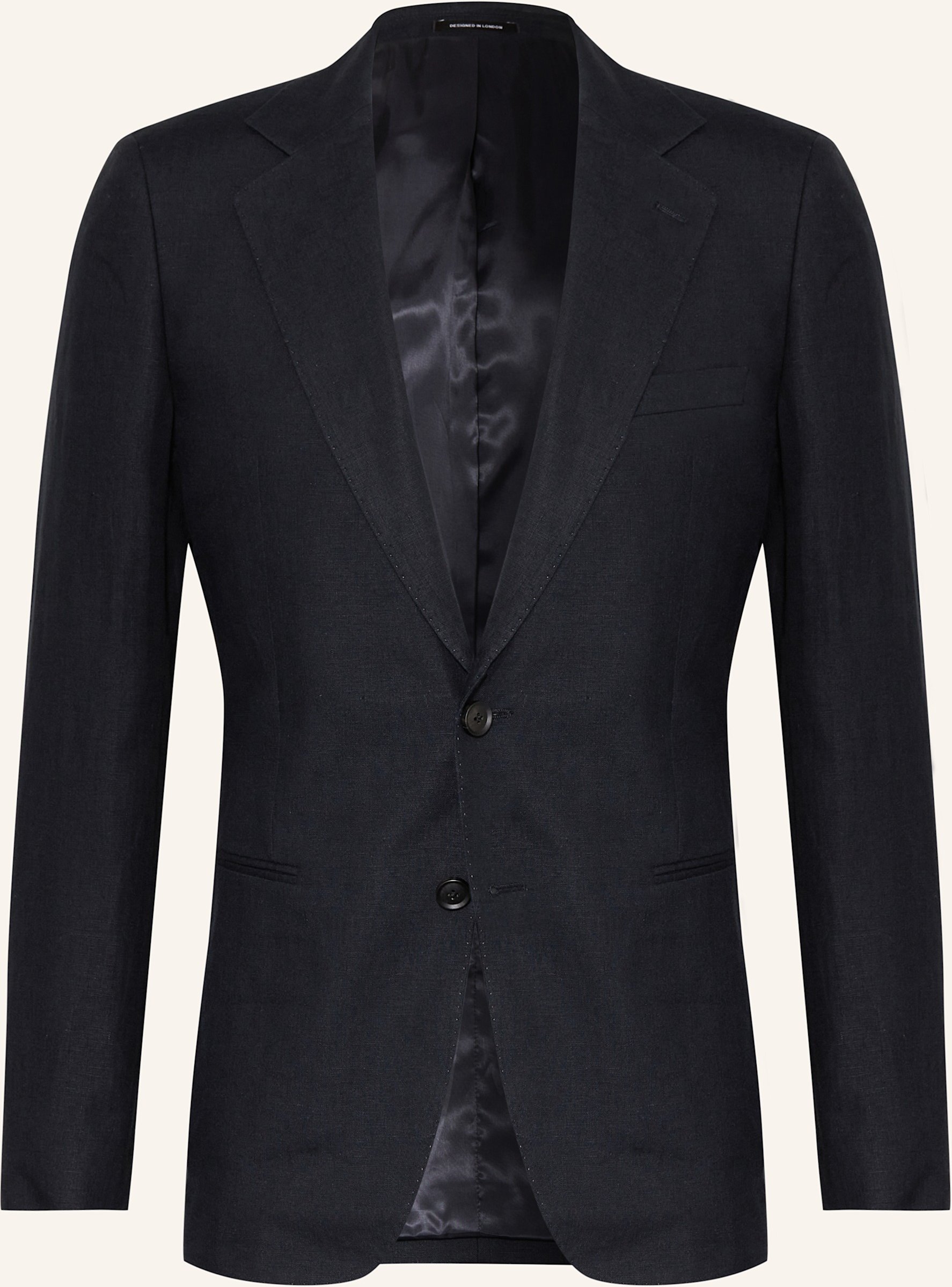 Reiss Leinensakko Kin Slim Fit blau