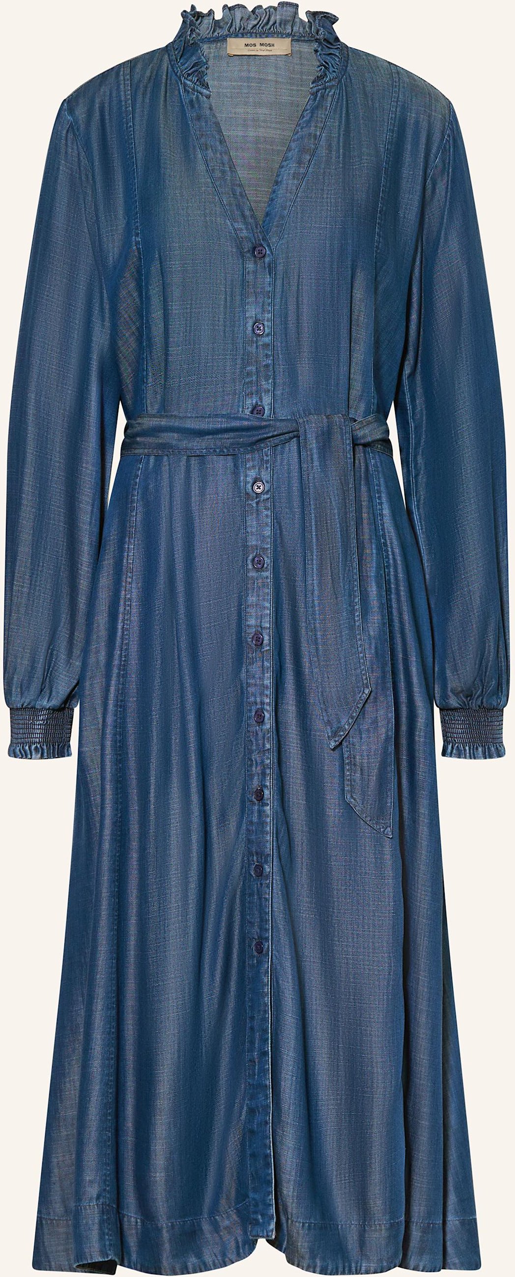 Mos Mosh Kleid Mmbey In Jeansoptik blau