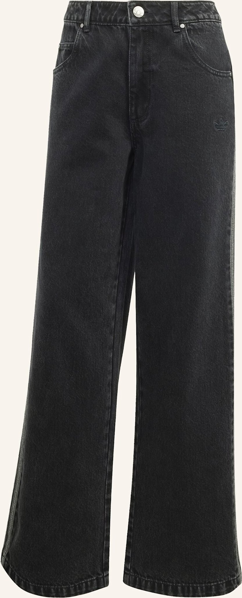 Thumbnail - Adidas Originals Adicolor Denim 3-Streifen Trainingshose schwarz