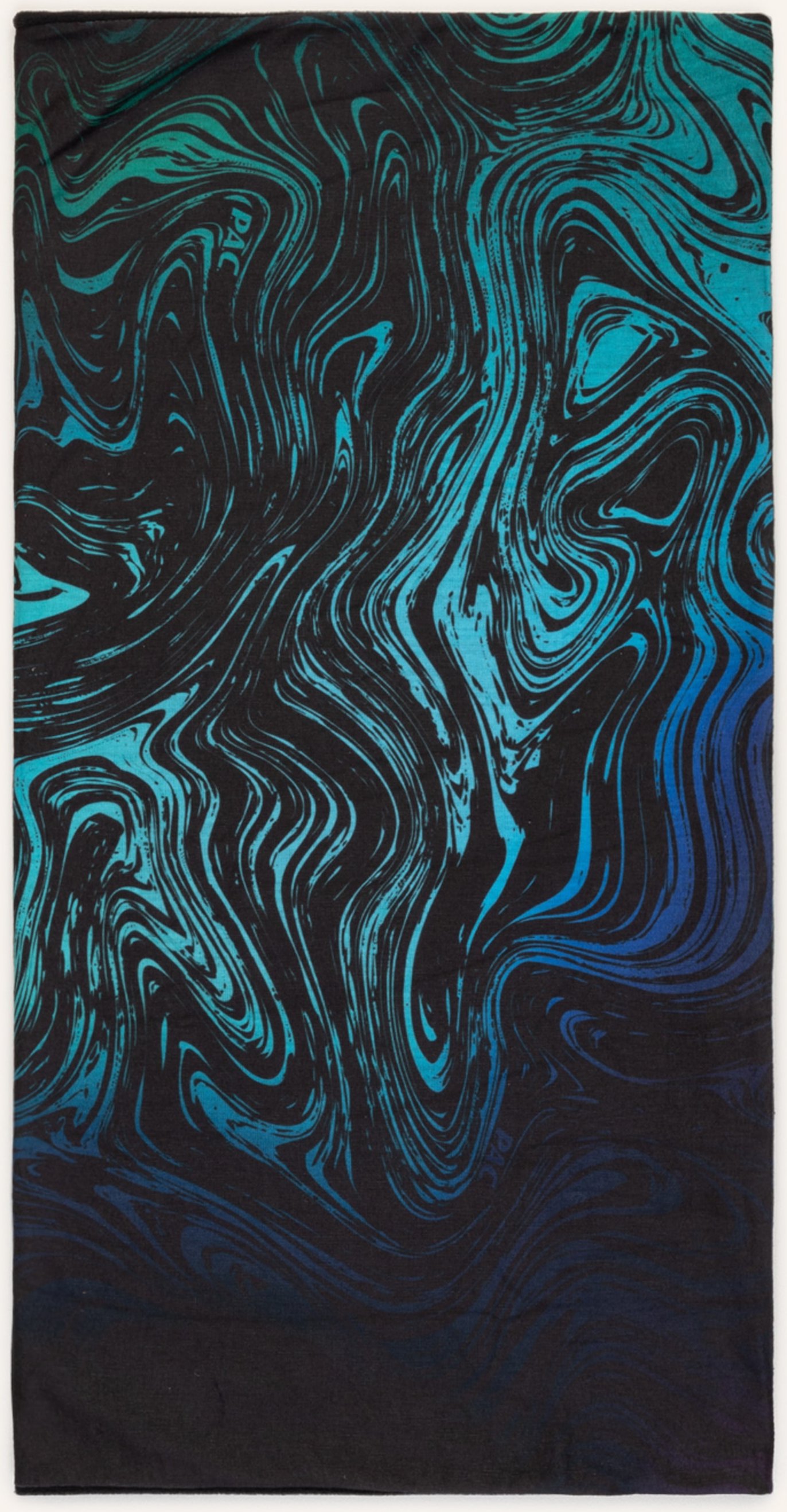 P.A.C. Multifunktionstuch Twisted Fleece blau