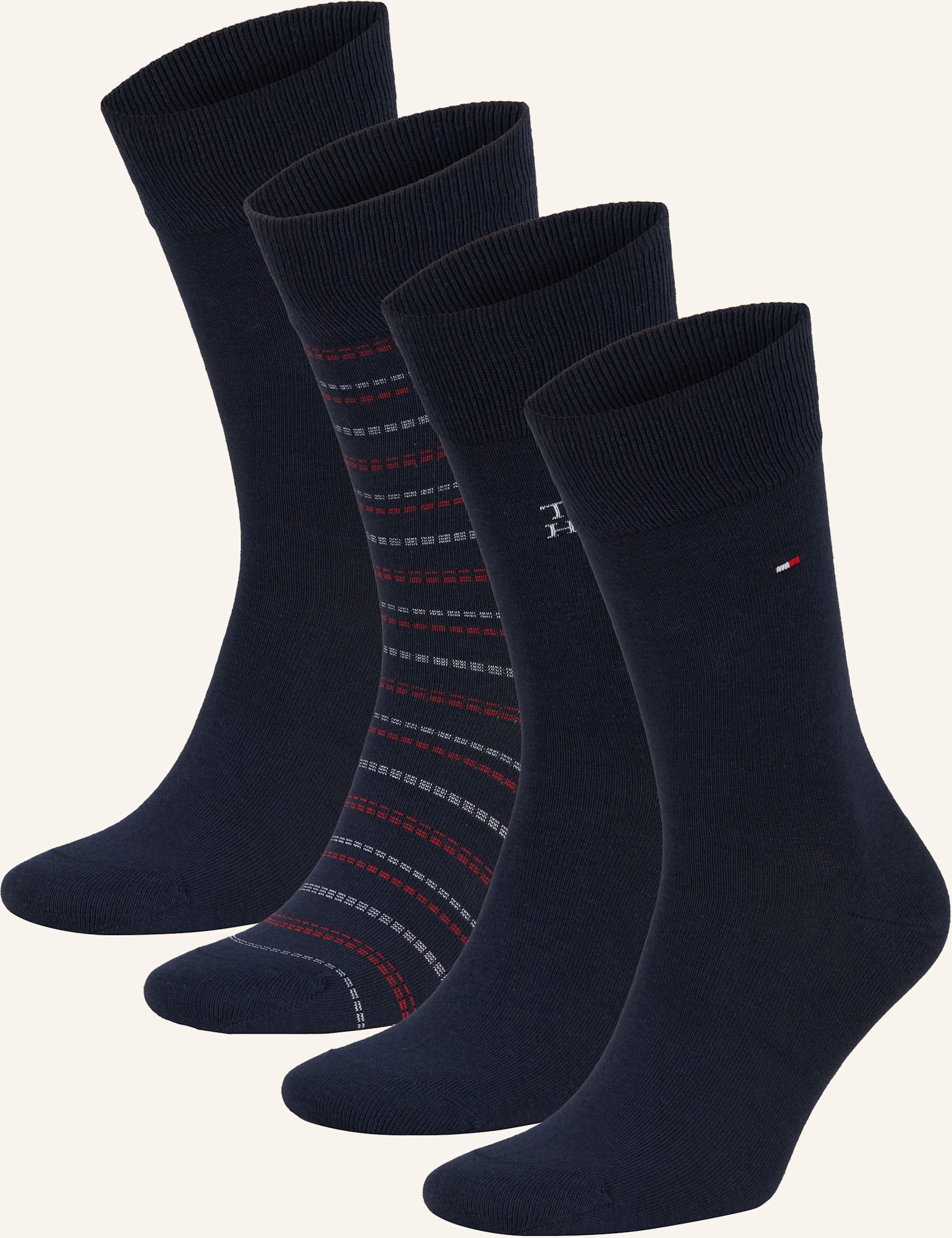 Tommy Hilfiger 4er-Pack Socken Mit Geschenkbox blau