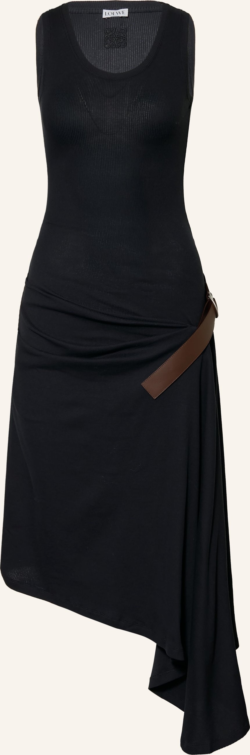 Loewe Jerseykleid schwarz