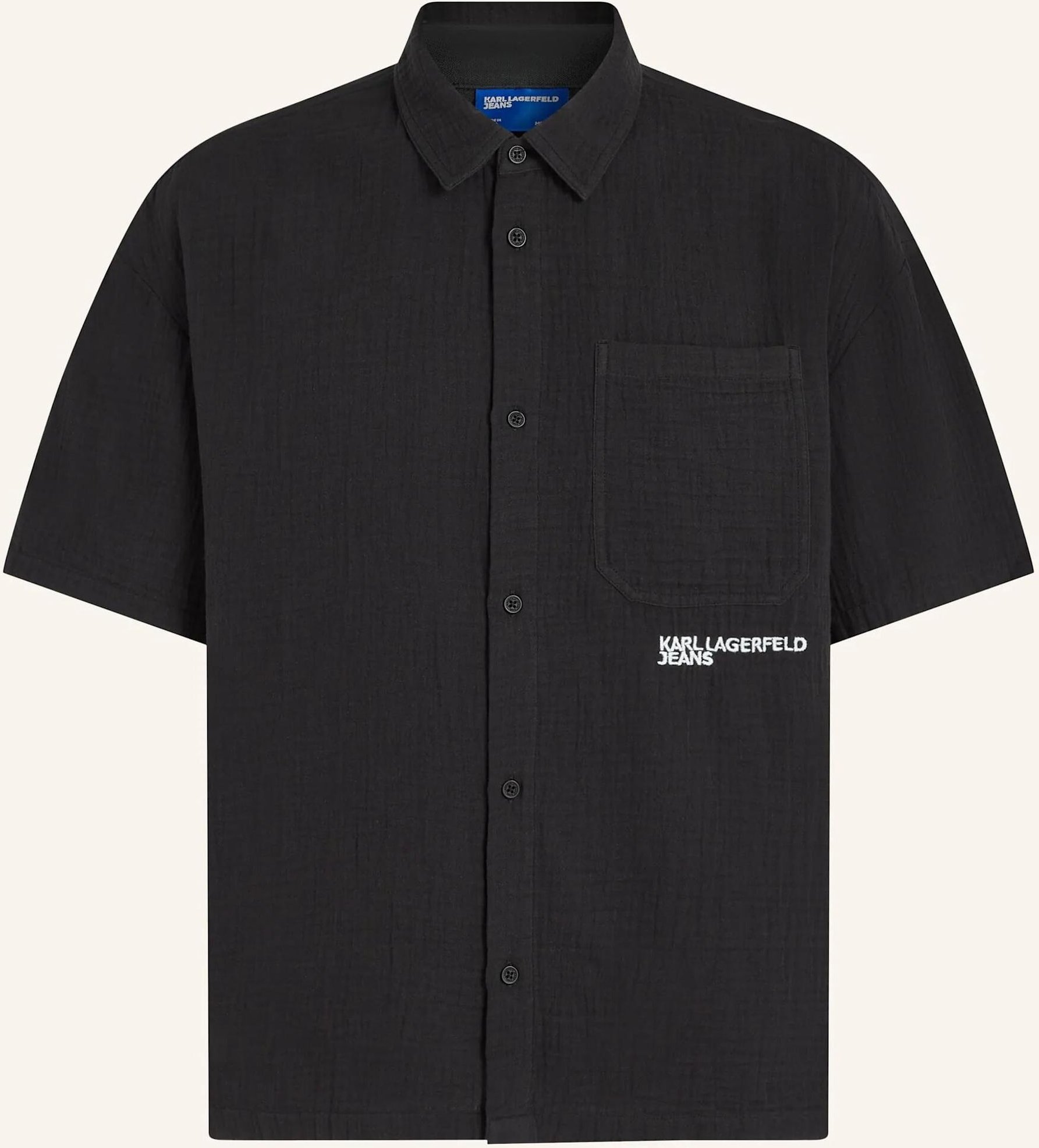 Karl Lagerfeld Jeans Hemd schwarz