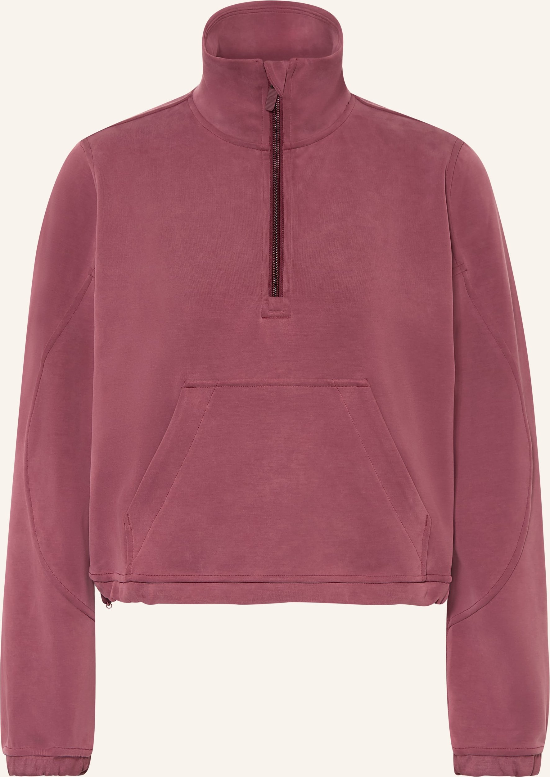 Lululemon Sweat-Troyer Brushed Softstreme rot