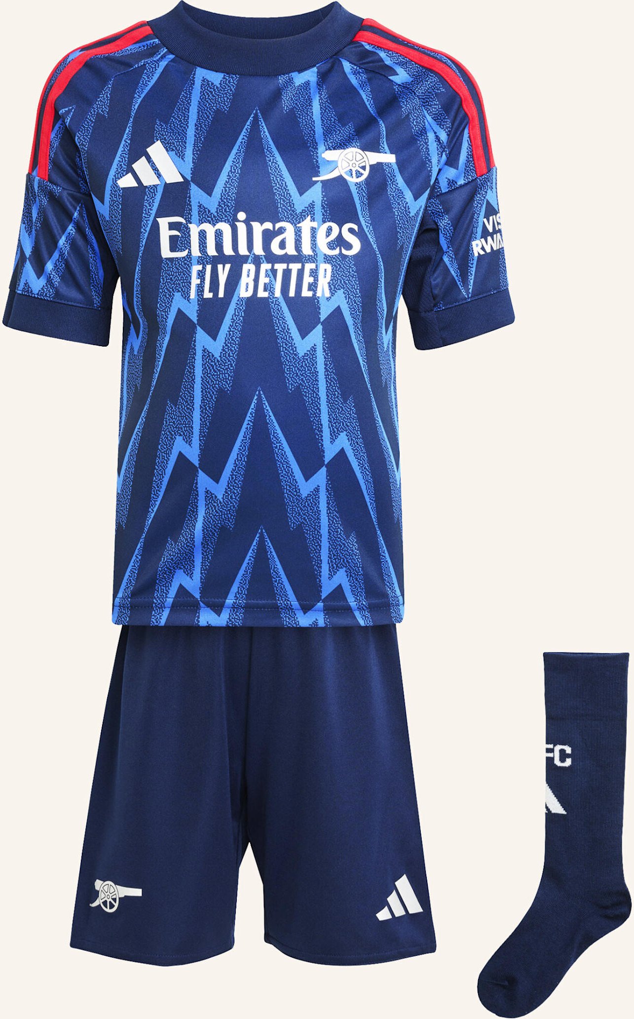 Thumbnail - Adidas Fc Arsenal 25/26 Mini-Auswärtsausrüstung blau