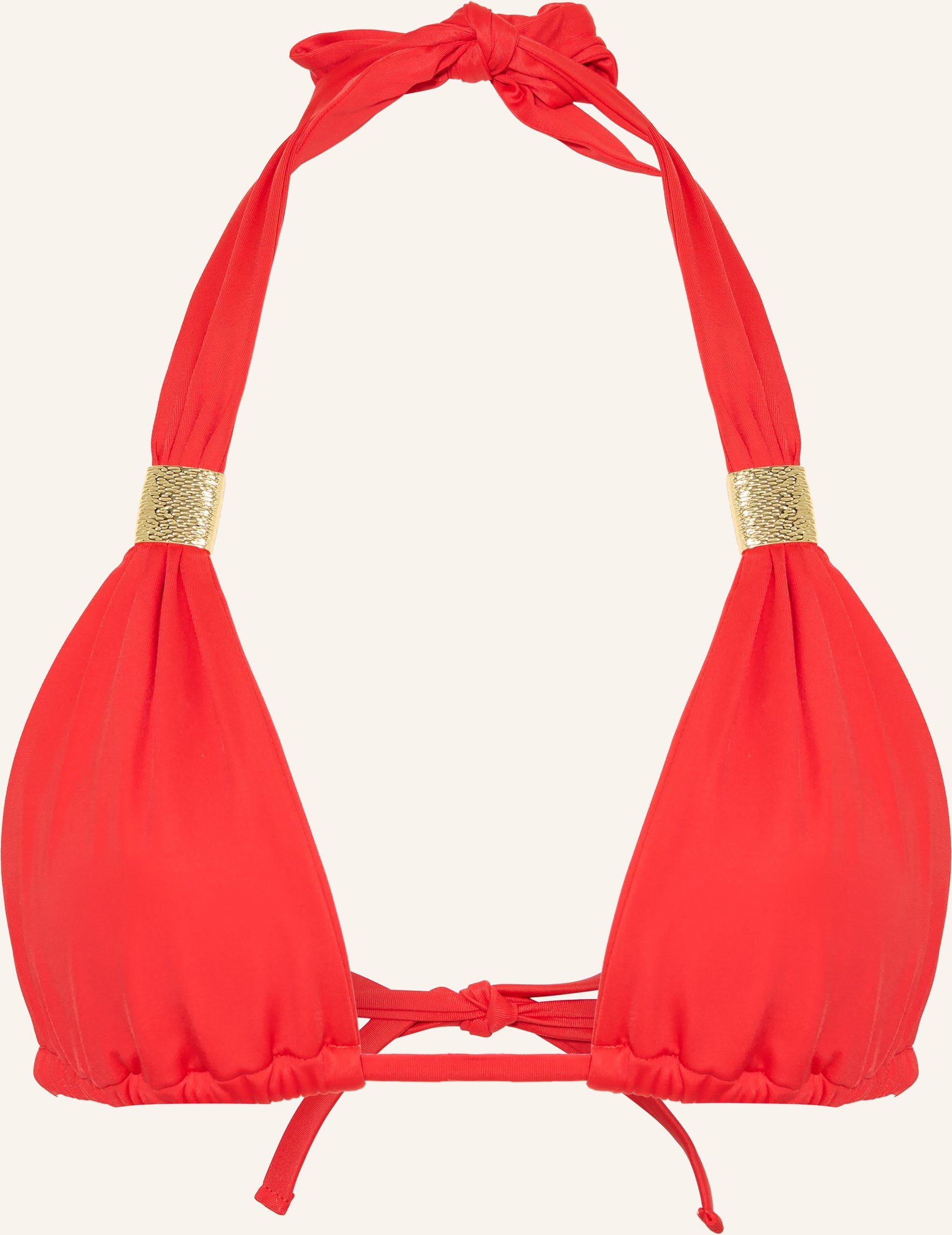 Heidi Klein Triangel-Bikini-Top Petalia rot