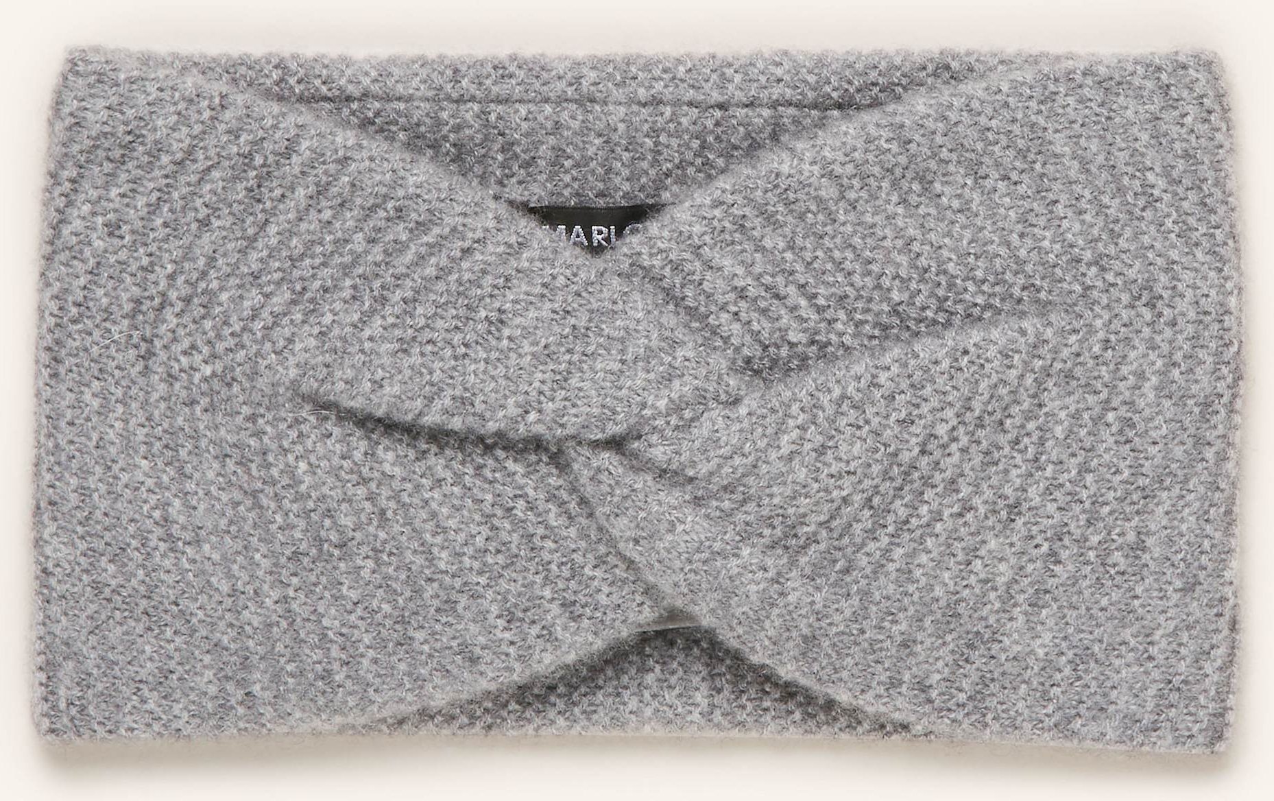 S.Marlon Stirnband Aus Cashmere grau