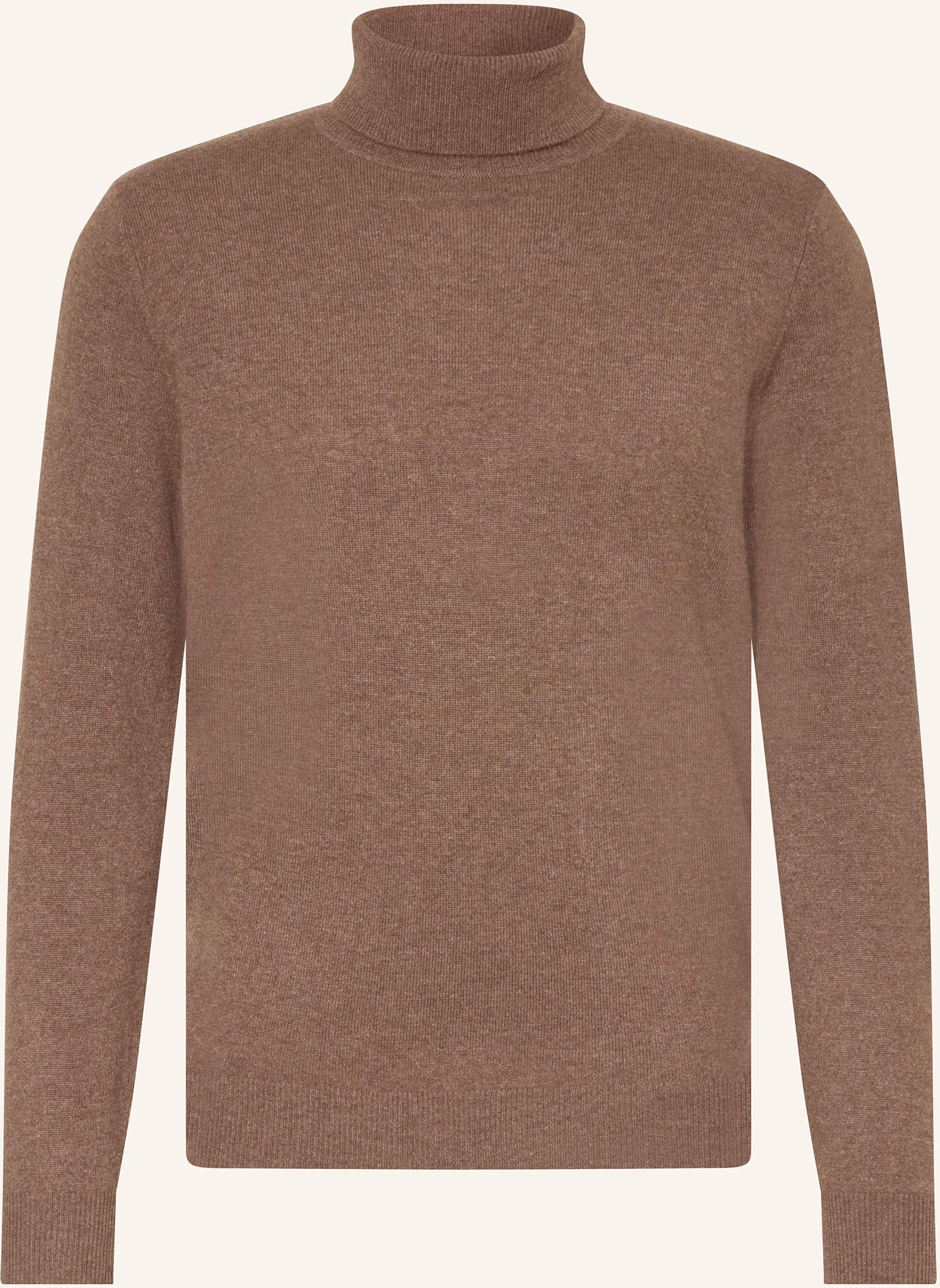 Strokesman's Rollkragenpullover Aus Cashmere beige