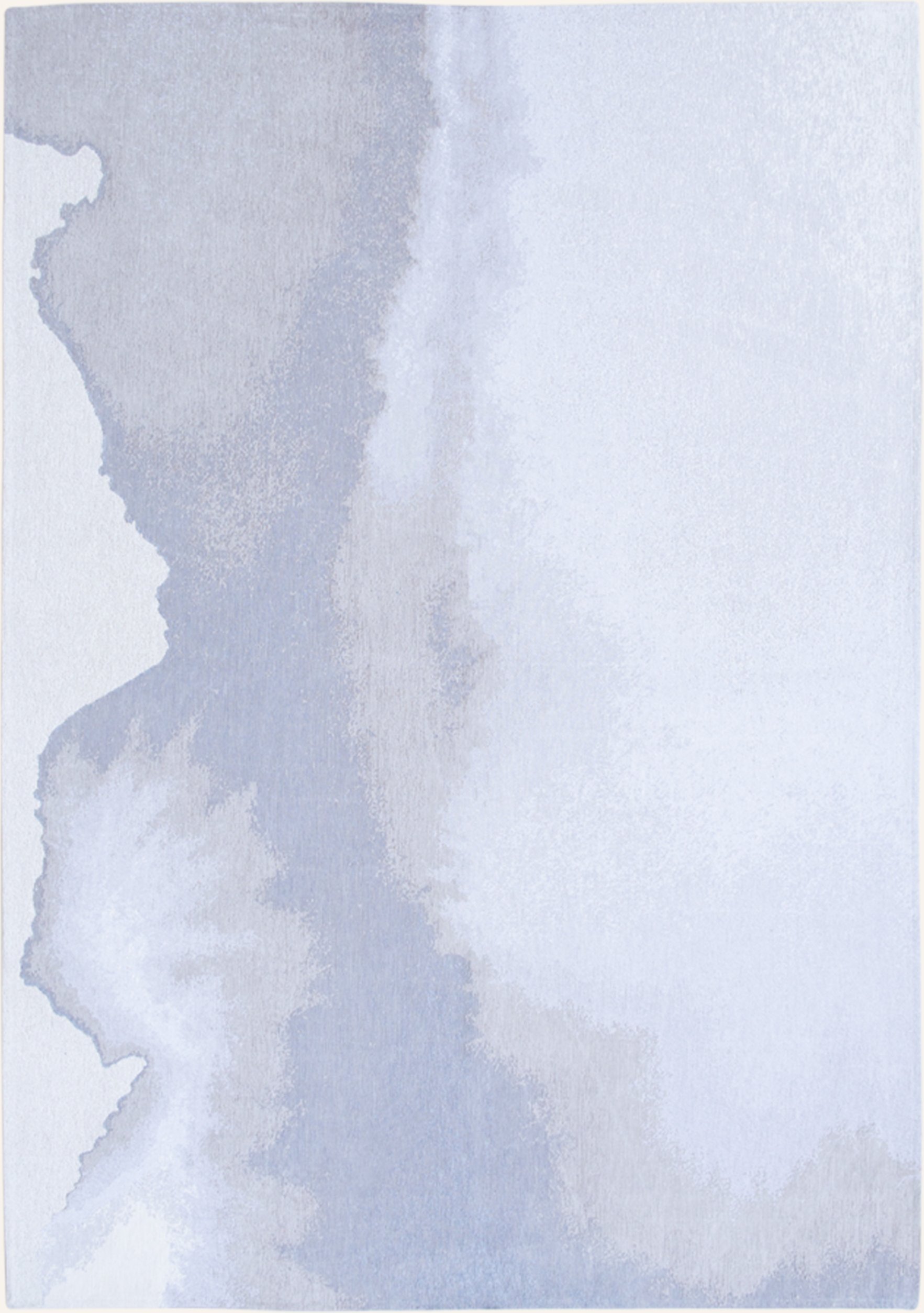 Louis De Poortere Teppich Meditation Lagoon grau