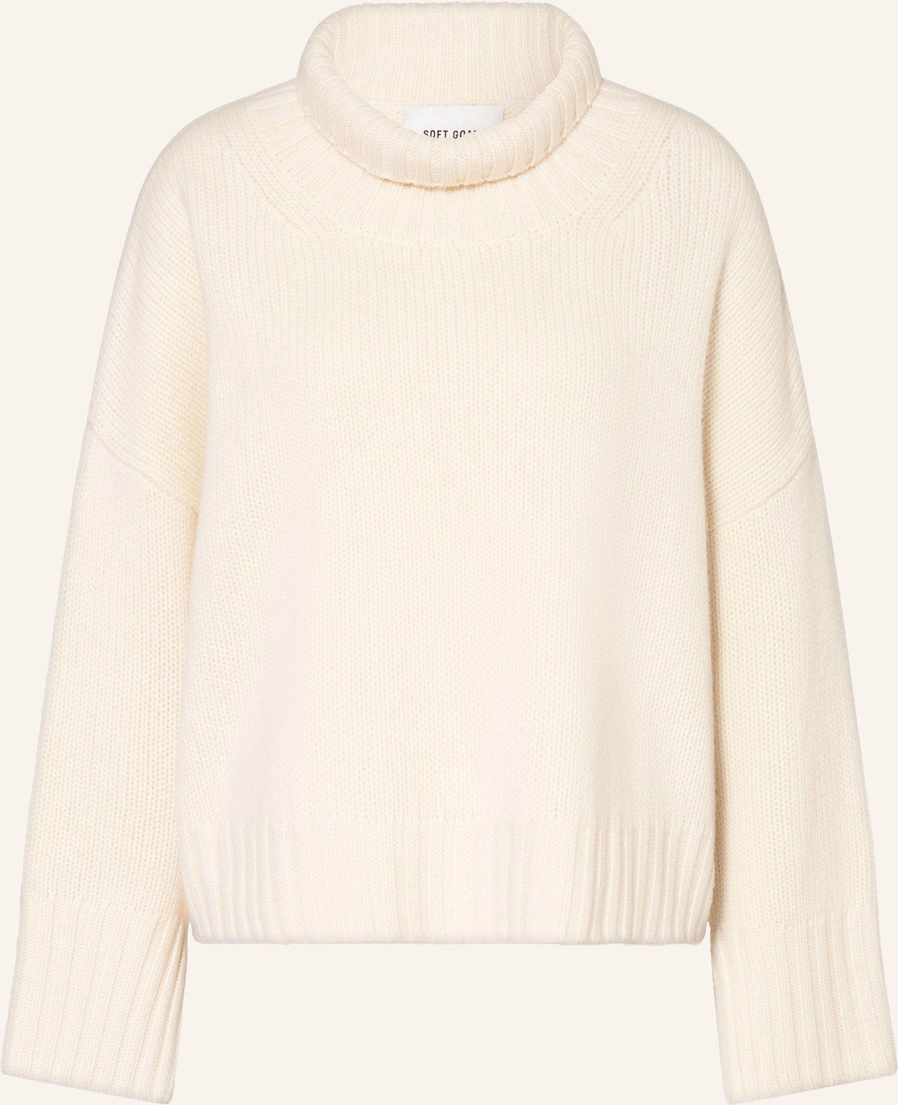 Soft Goat Rollkragenpullover Aus Cashmere weiss