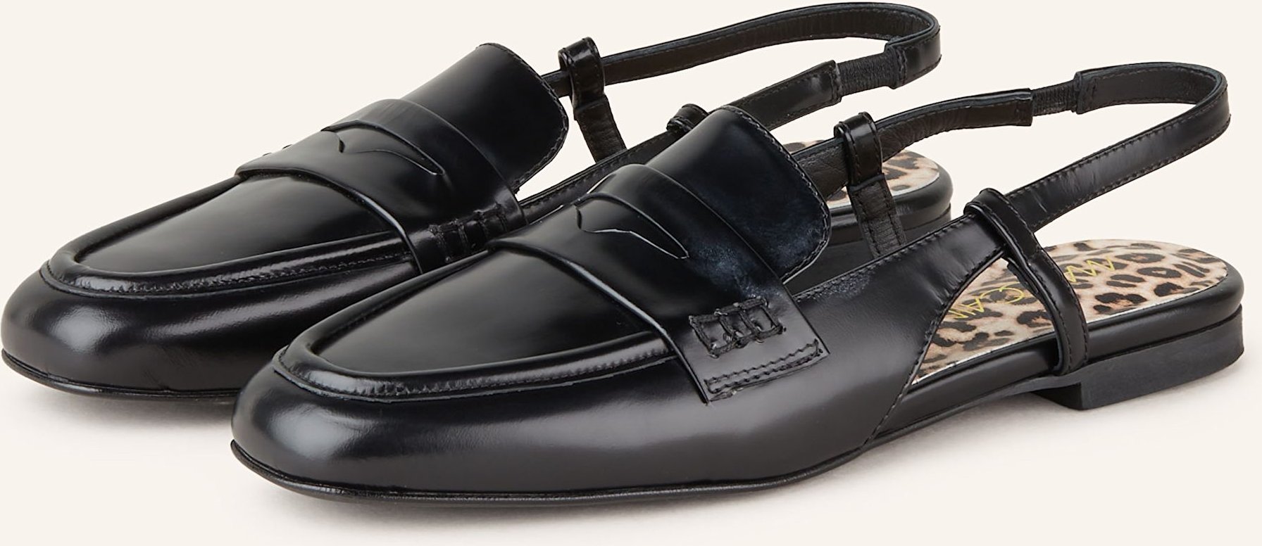 Marc Cain Slingloafer schwarz