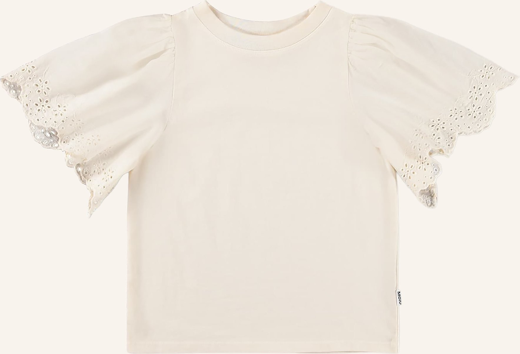 Molo T-Shirt Ritza Mit Lochspitze weiss