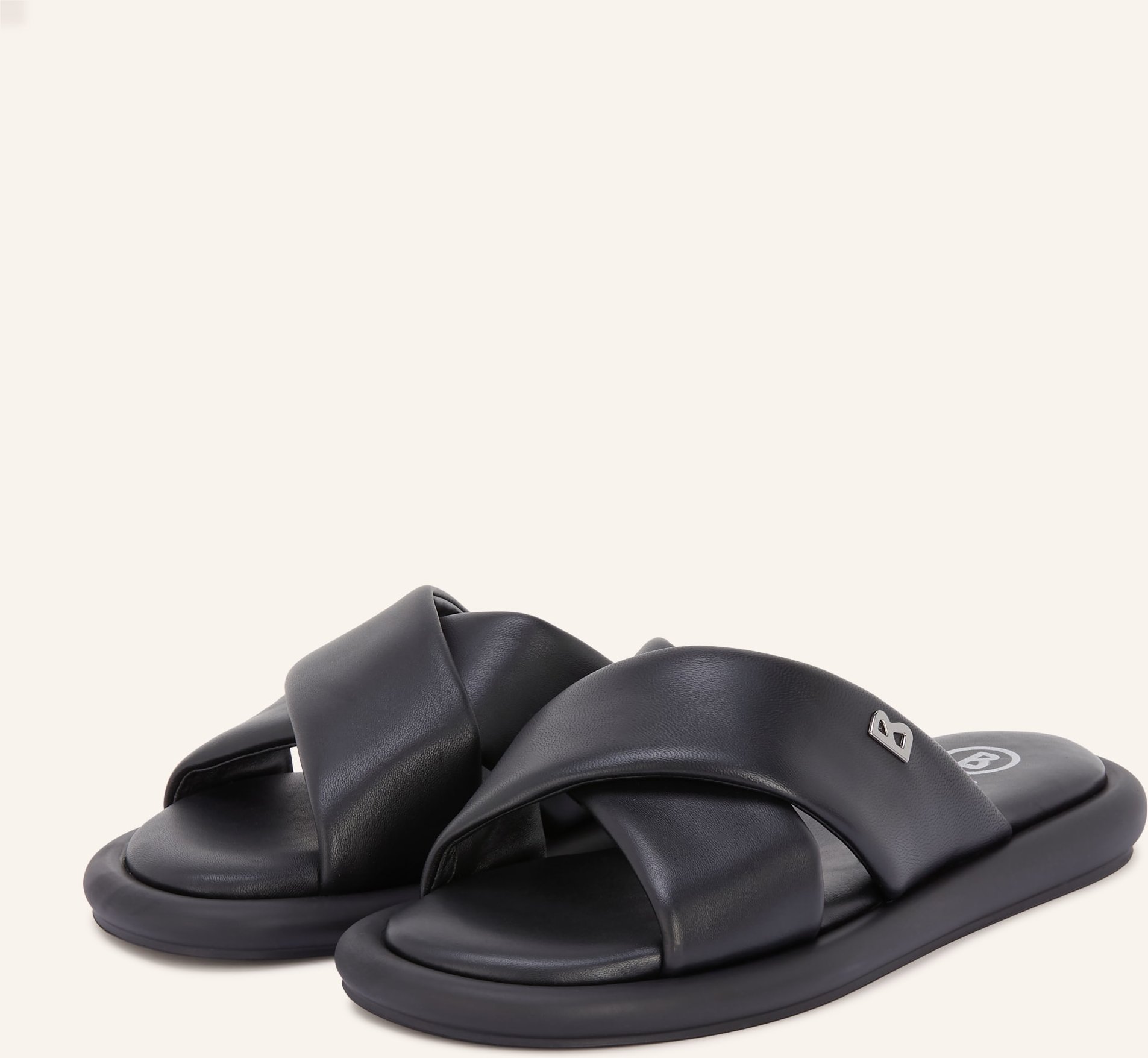 Bogner Pantoletten Portofino schwarz