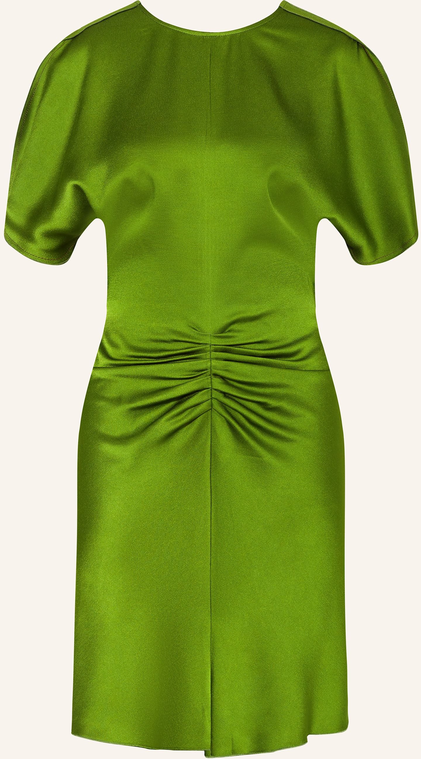 Victoria Beckham Satinkleid gruen