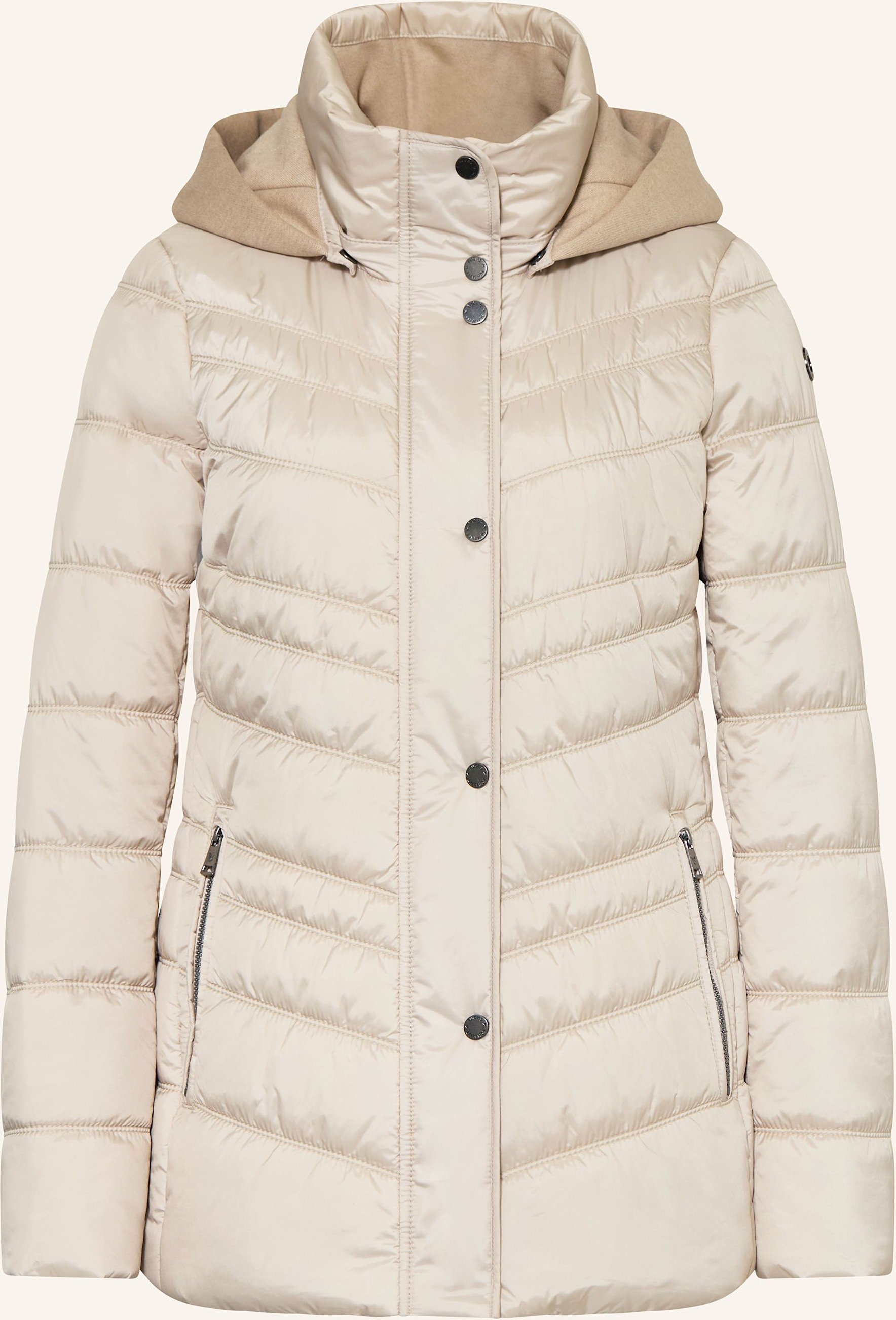 Fuchs Schmitt Steppjacke Mit Abnehmbarer Kapuze beige