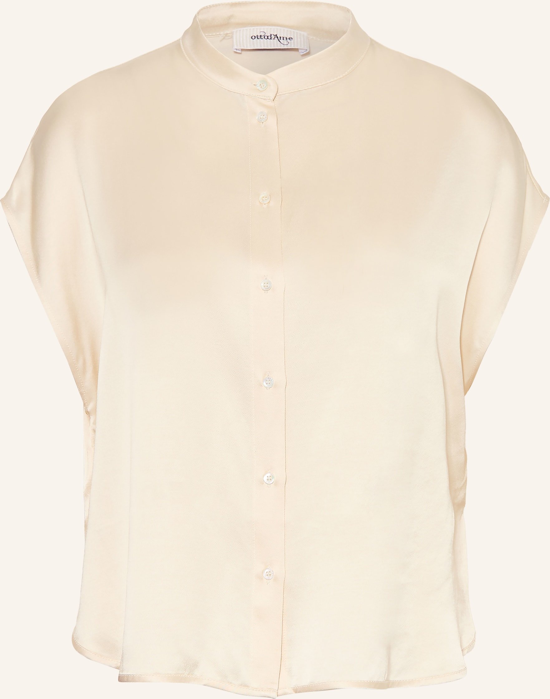 Ottod'ame Satinbluse beige