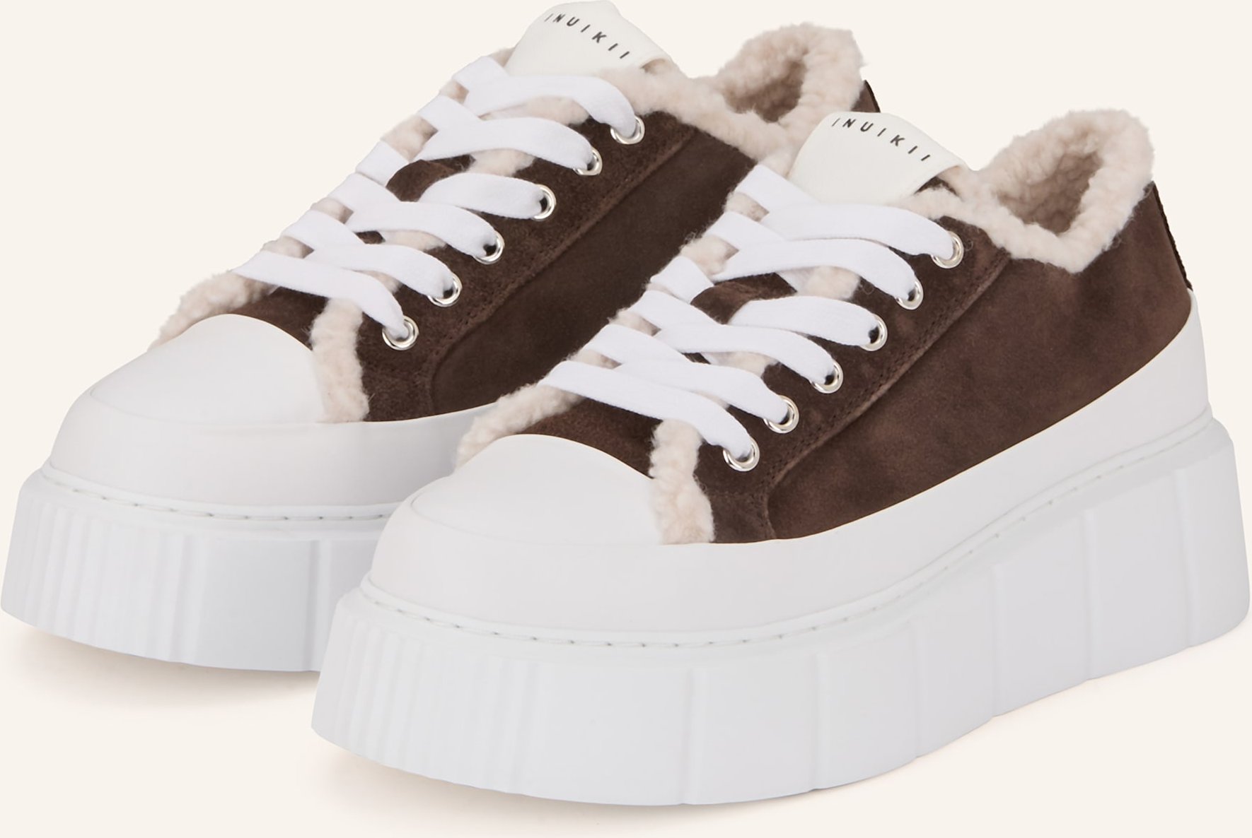Thumbnail - Inuikii Sneaker Matilda Curly braun