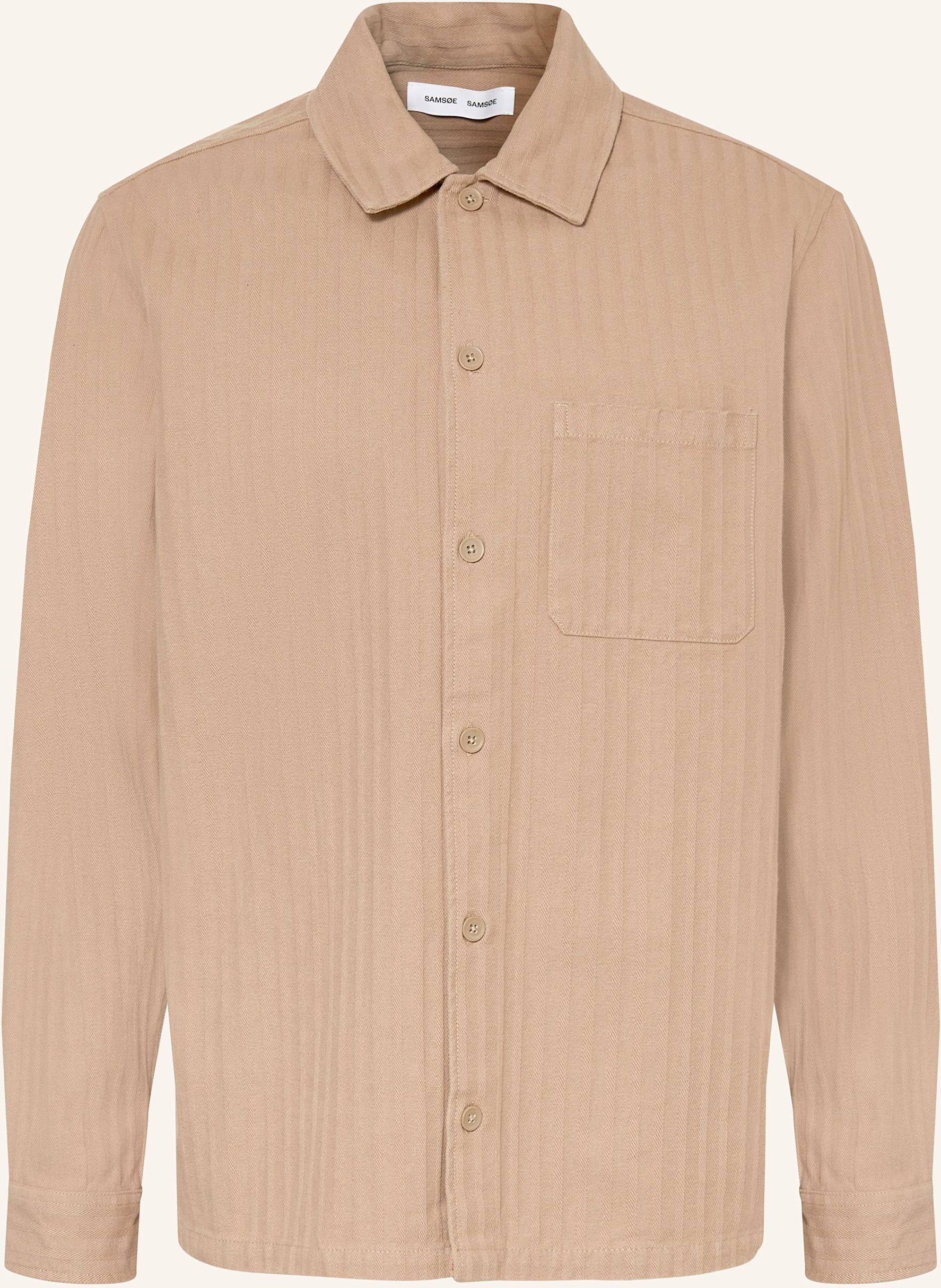 Samsøe Samsøe Overshirt Sadamon braun