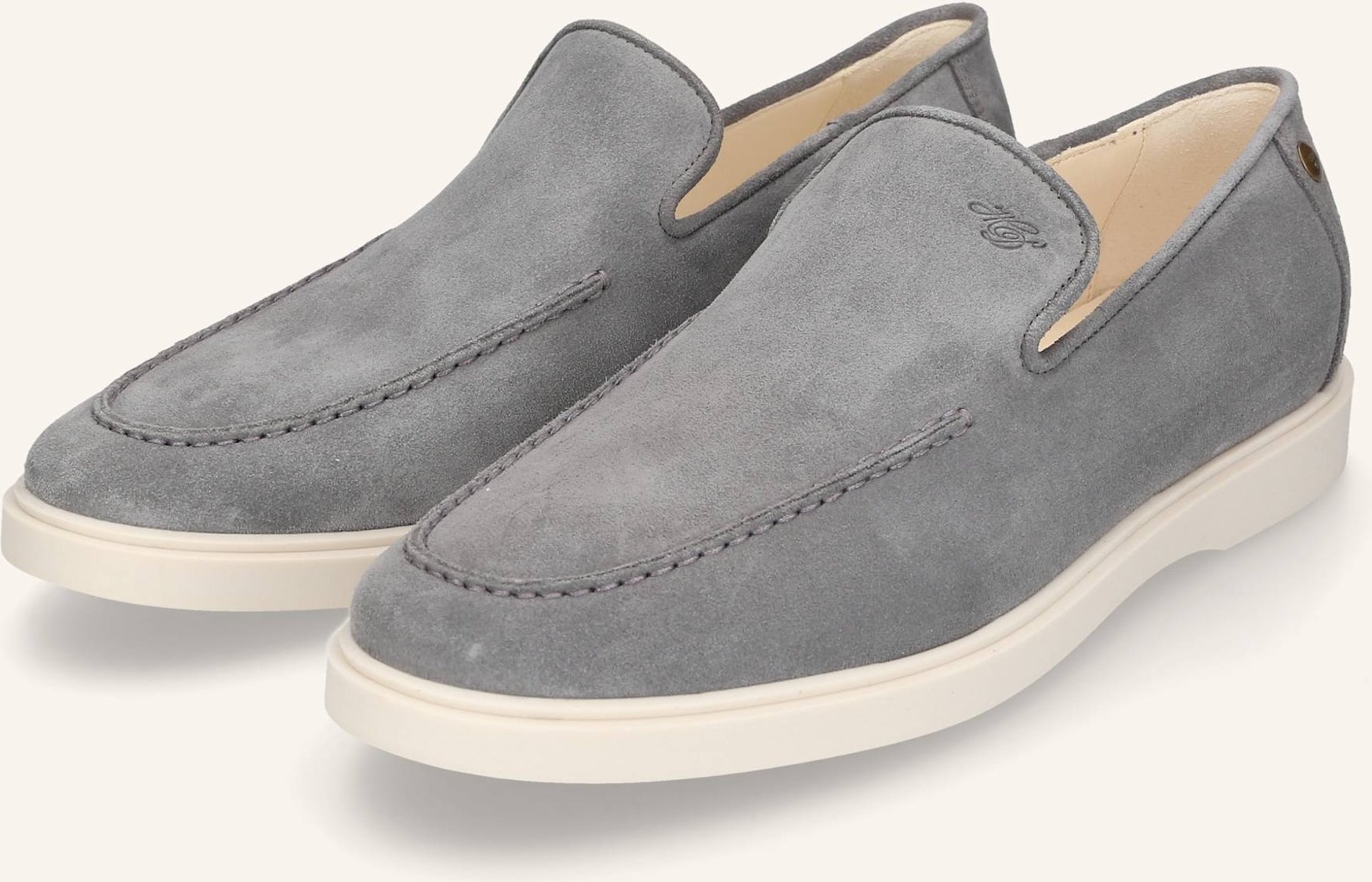 Heinrich Dinkelacker Loafer Genua Plain Loafer V grau