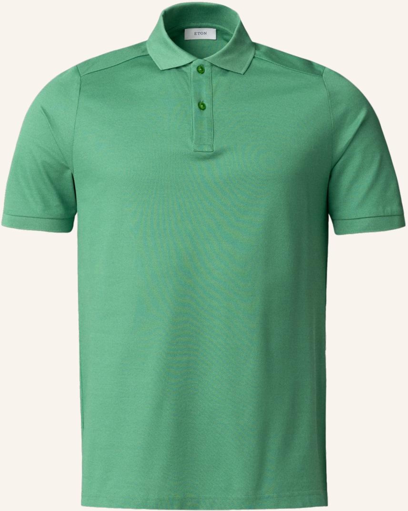 Eton Hemd Filo Di Scozia Baumwolle Piqué Regular Fit gruen