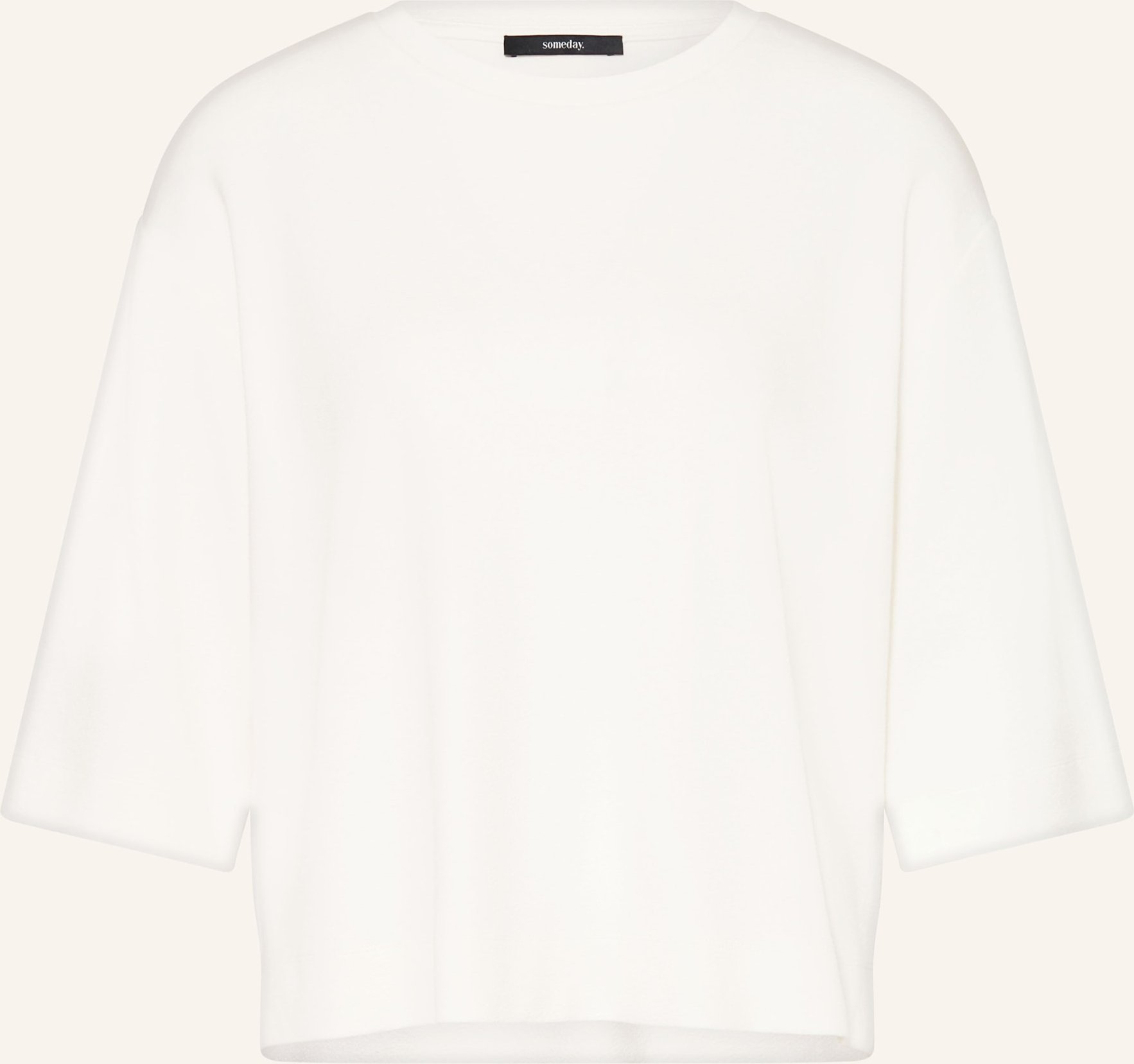 Someday Blusenshirt Kavira Mit 3/4-Arm weiss