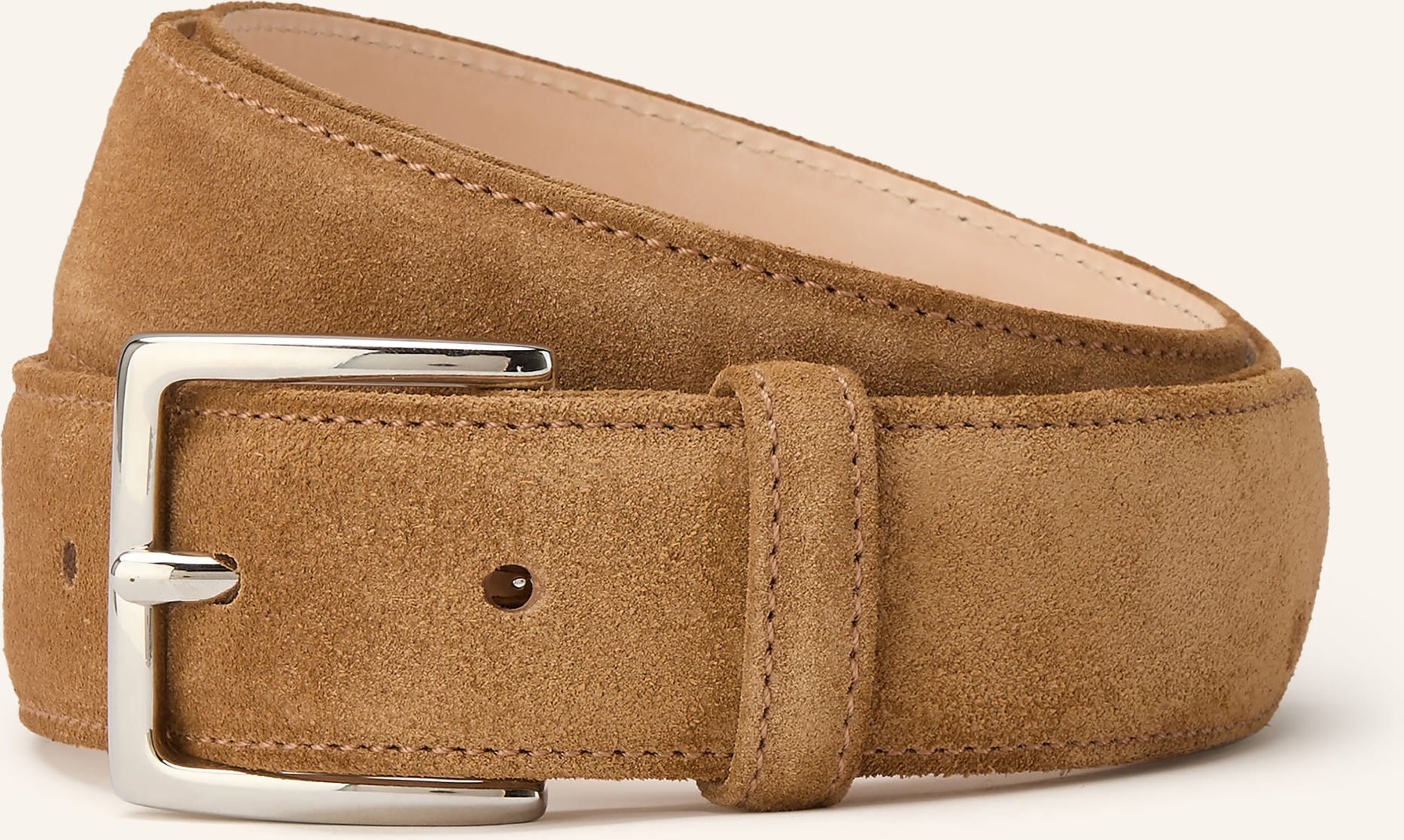 Kreis Ledergürtel braun