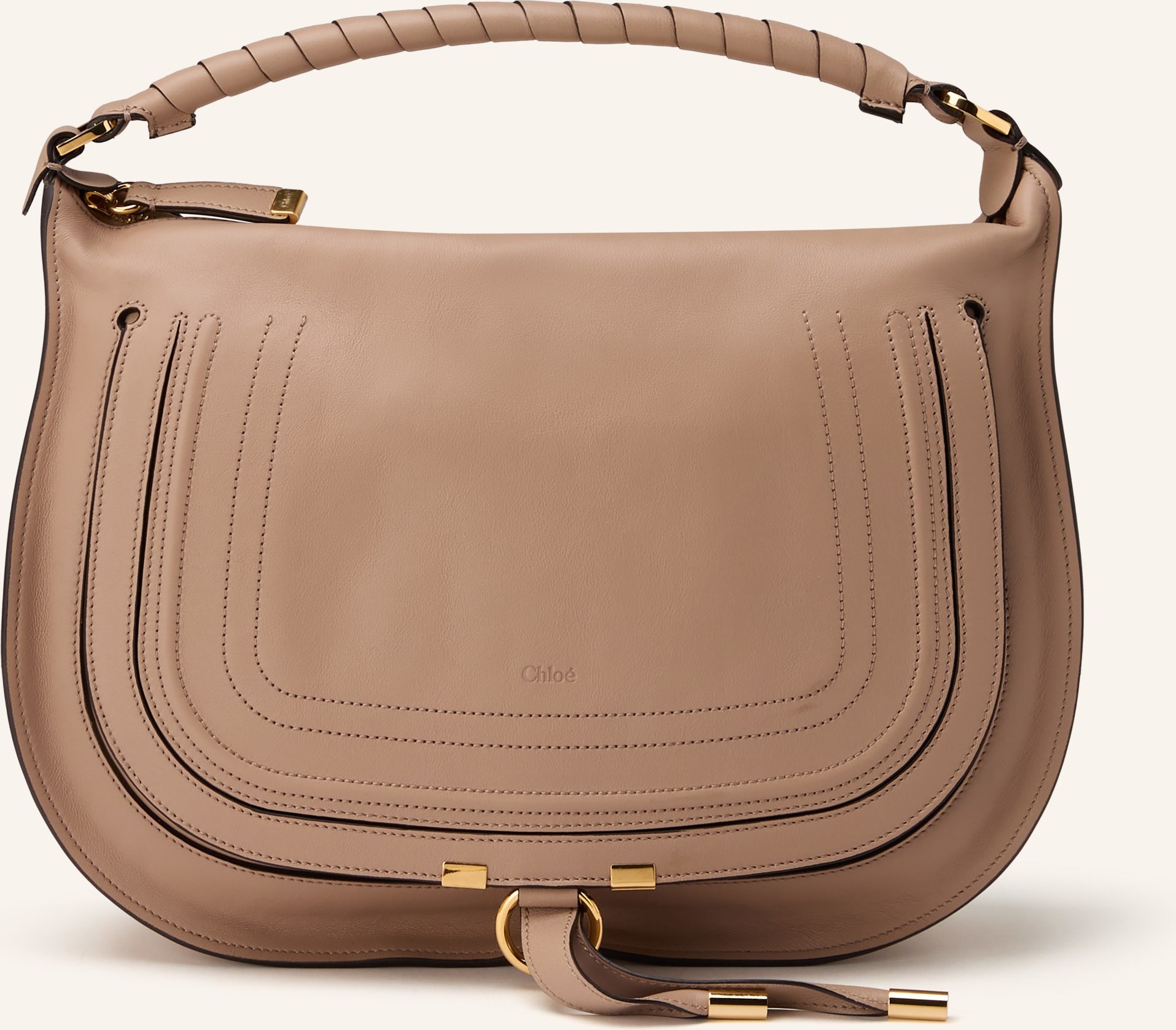 Chloé Handtasche Marcie beige