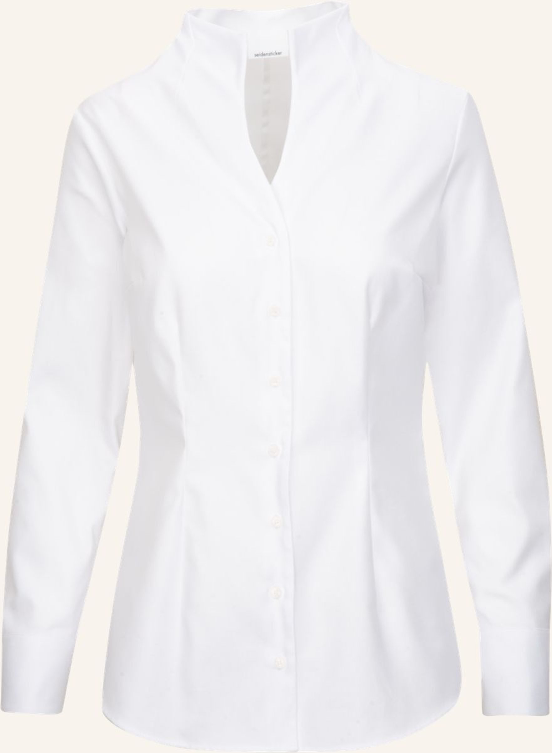 Thumbnail - Seidensticker Kelchkragenbluse weiss