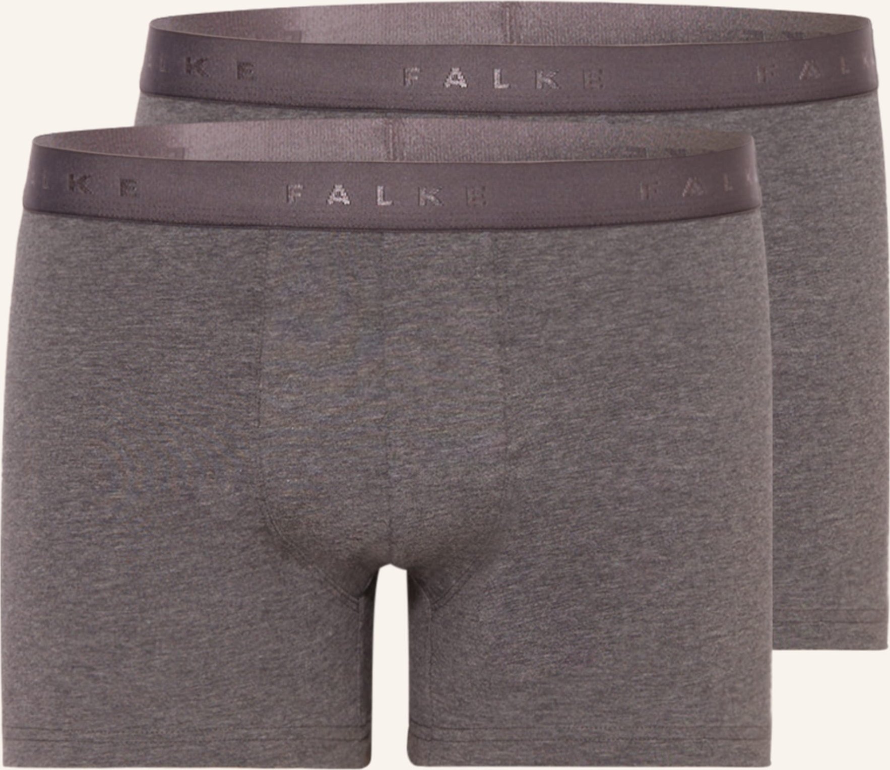 Falke 2er-Pack Boxershorts Daily Comfort grau