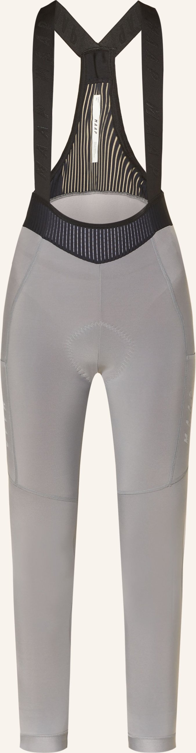 Maap Radhose Team Evo Thermal Cargo Mit Trägern Und Gepolstertem Einsatz grau