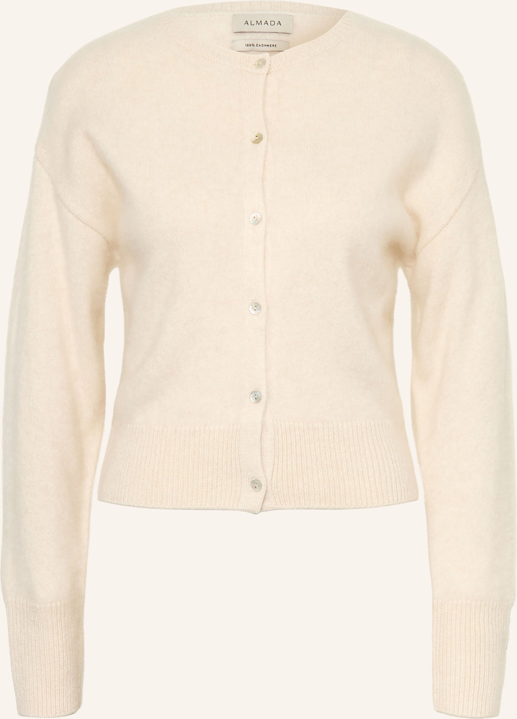Almada Label Strickjacke Coco Aus Cashmere beige