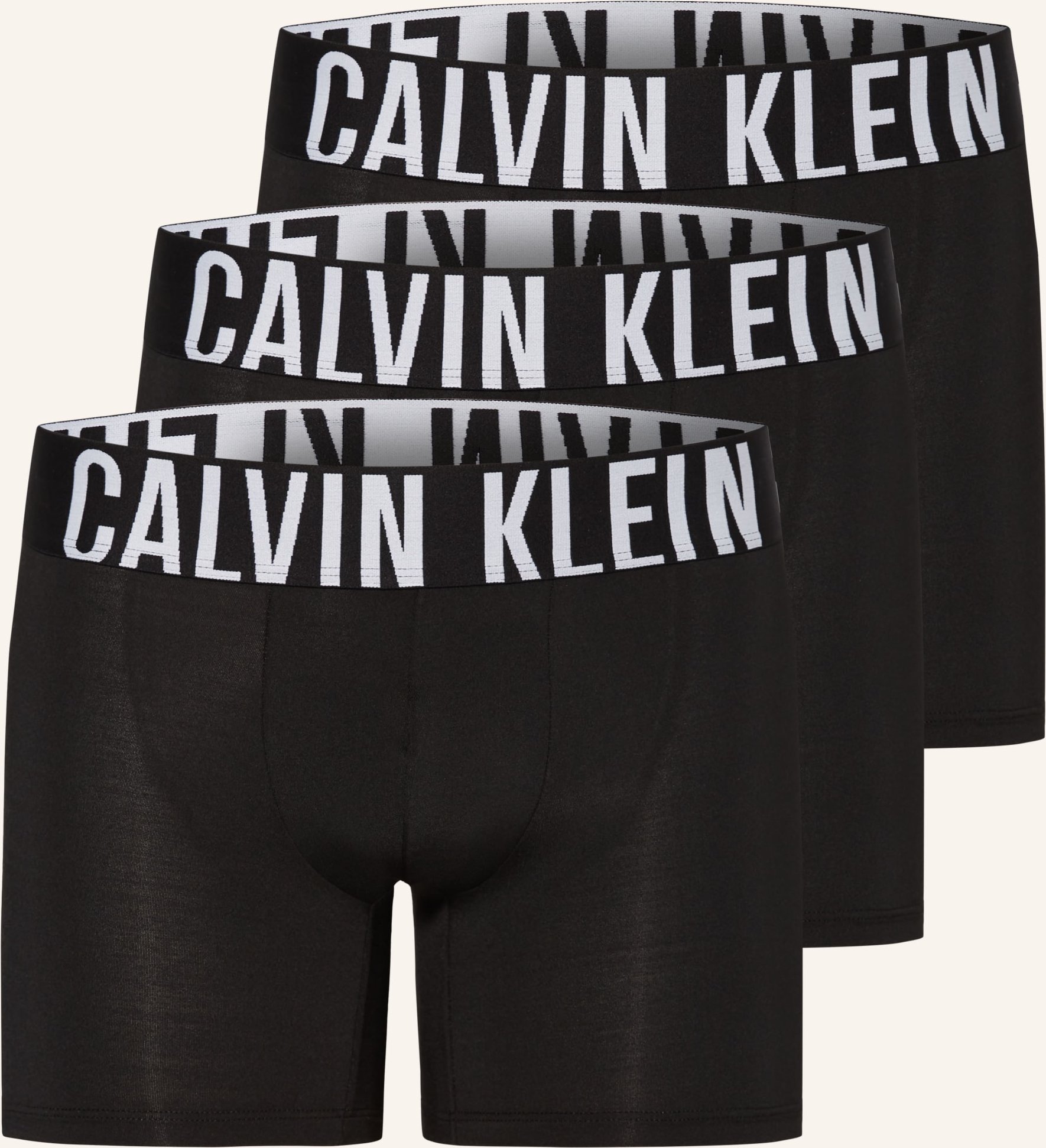Thumbnail - Calvin Klein 3er-Pack Boxershorts Intense Power schwarz