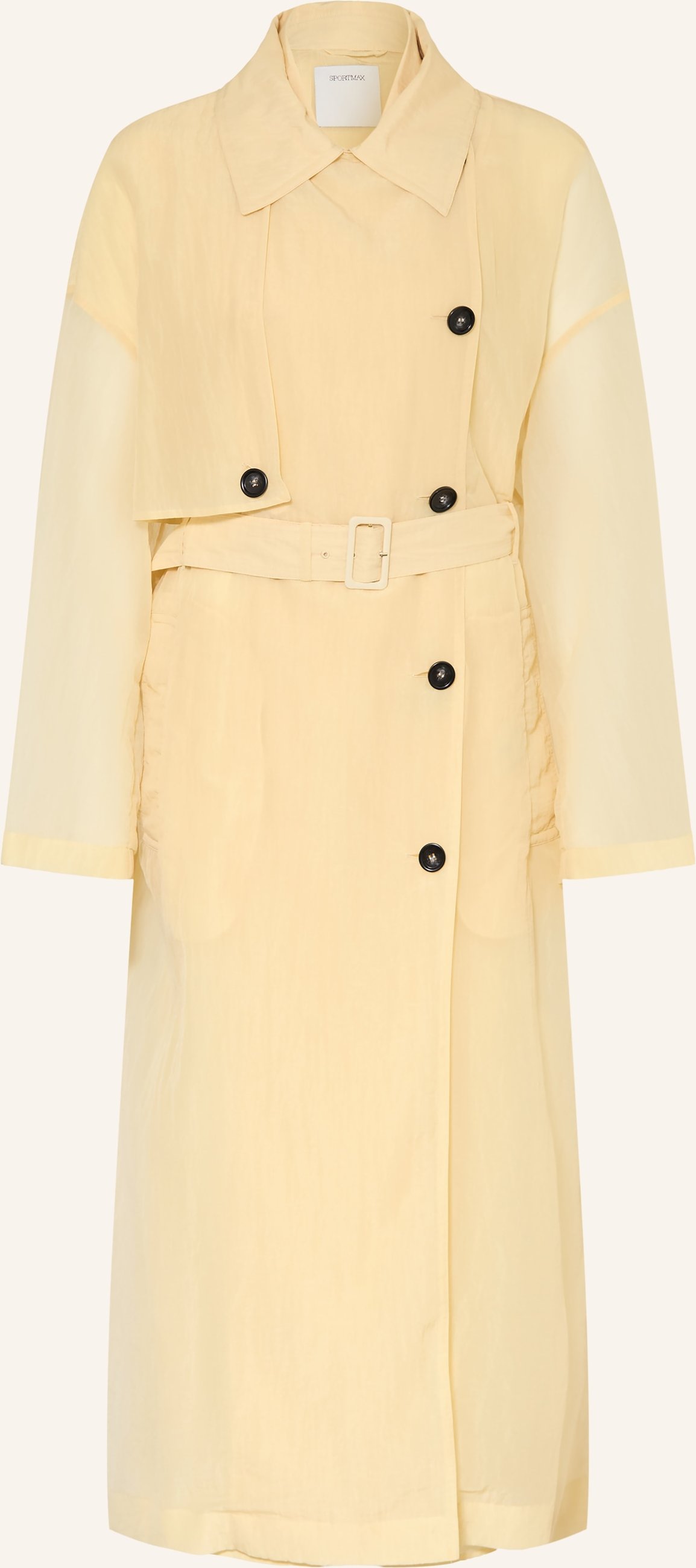 Sportmax 2-In-1-Trenchcoat Fata gelb