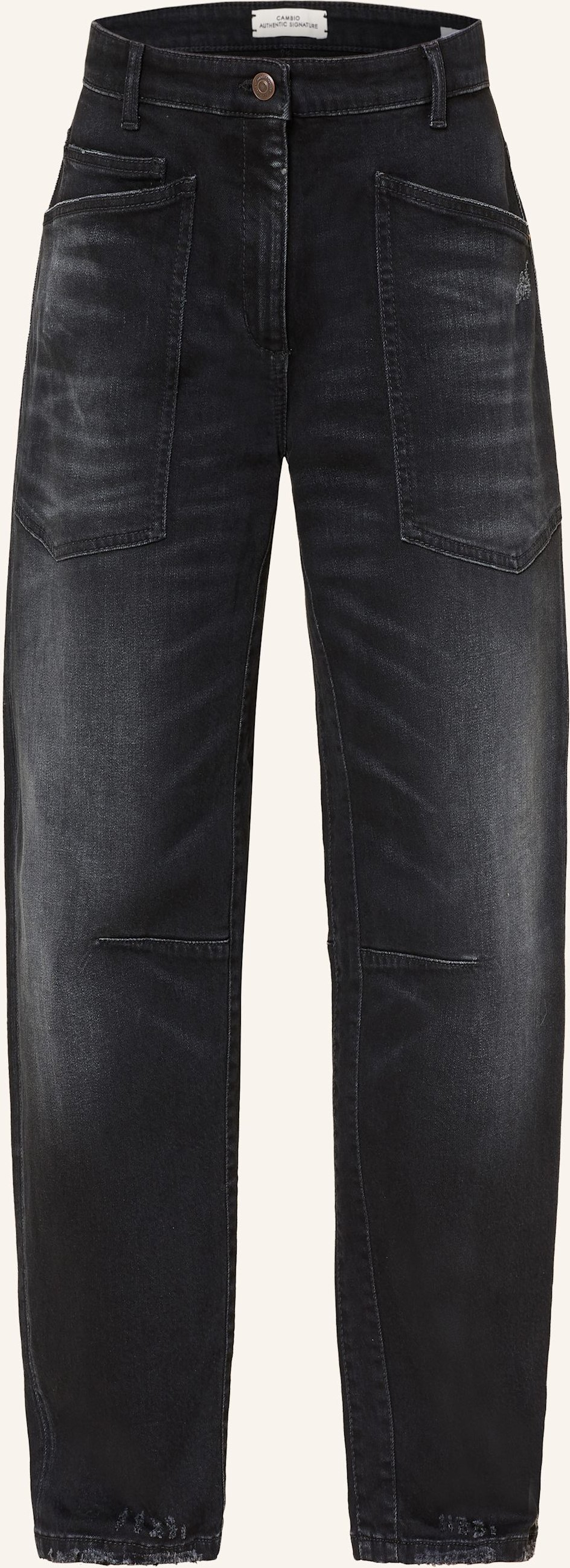 Cambio Mom Jeans Ocean schwarz