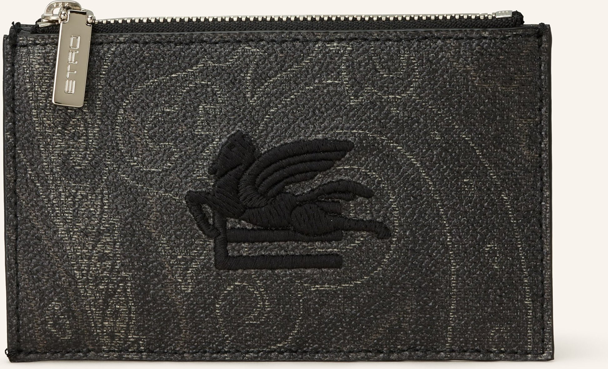 Etro Kartenetui Mit Münzfach grau