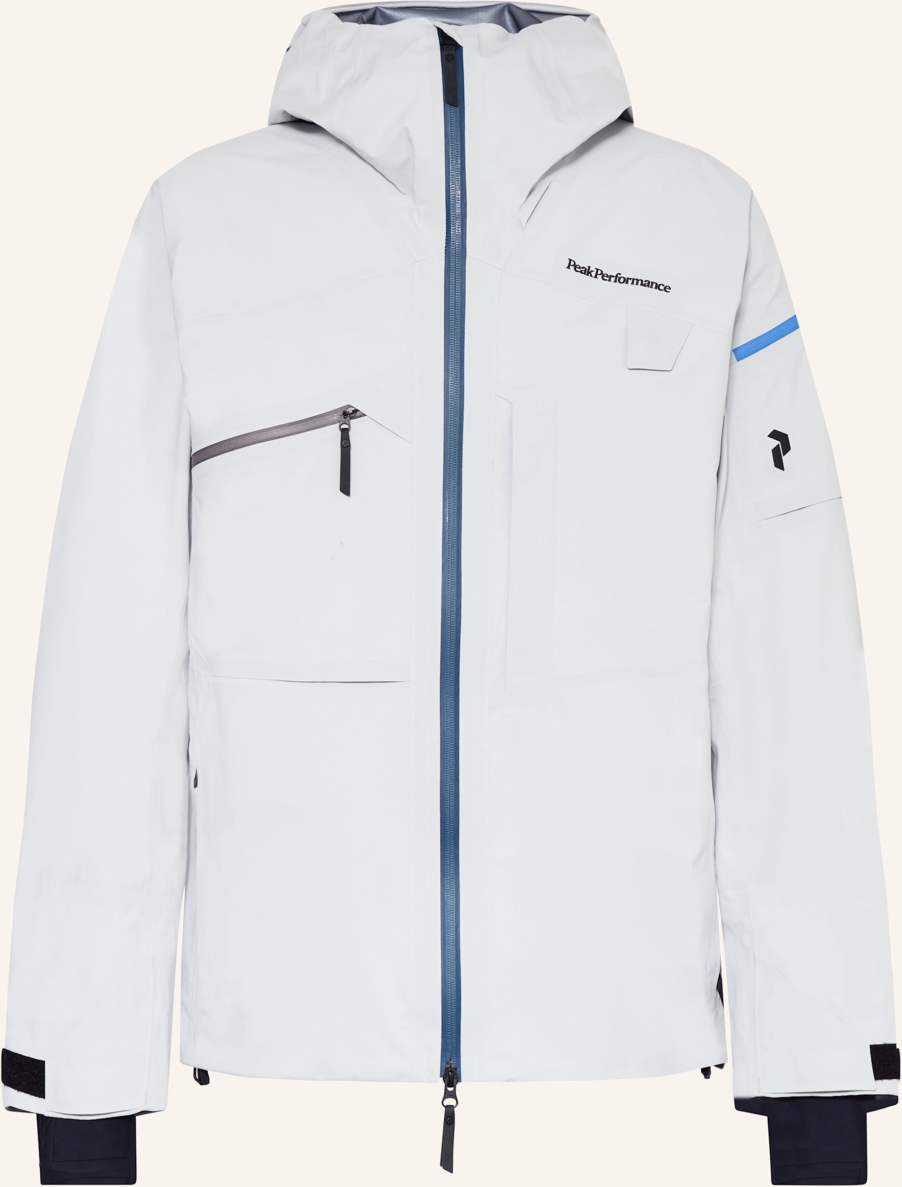 Peak Performance Hardshell-Jacke Alpine Gore-Tex 3l weiss