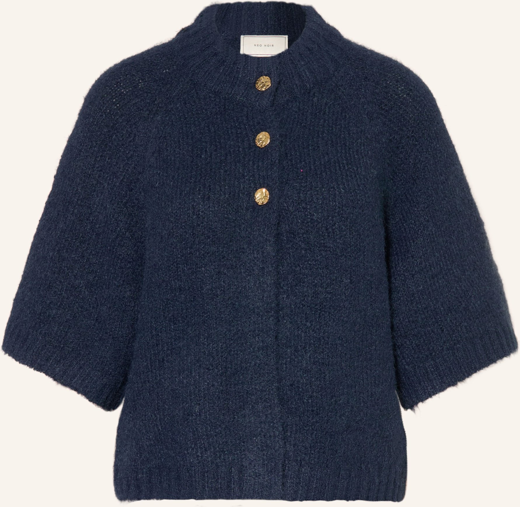 Neo Noir Strickjacke Benuta Mit 3/4-Arm blau