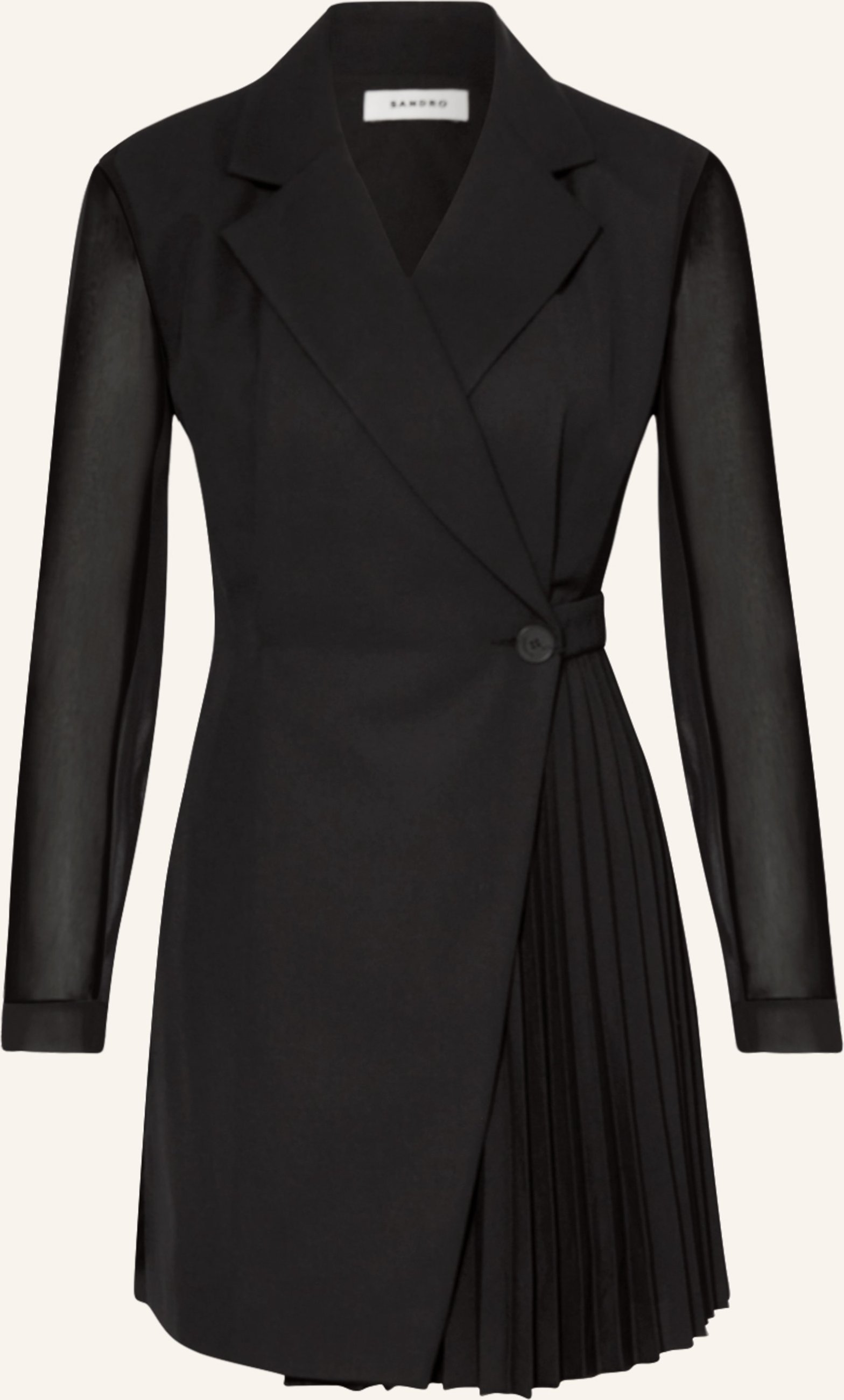 Sandro Wickelkleid schwarz